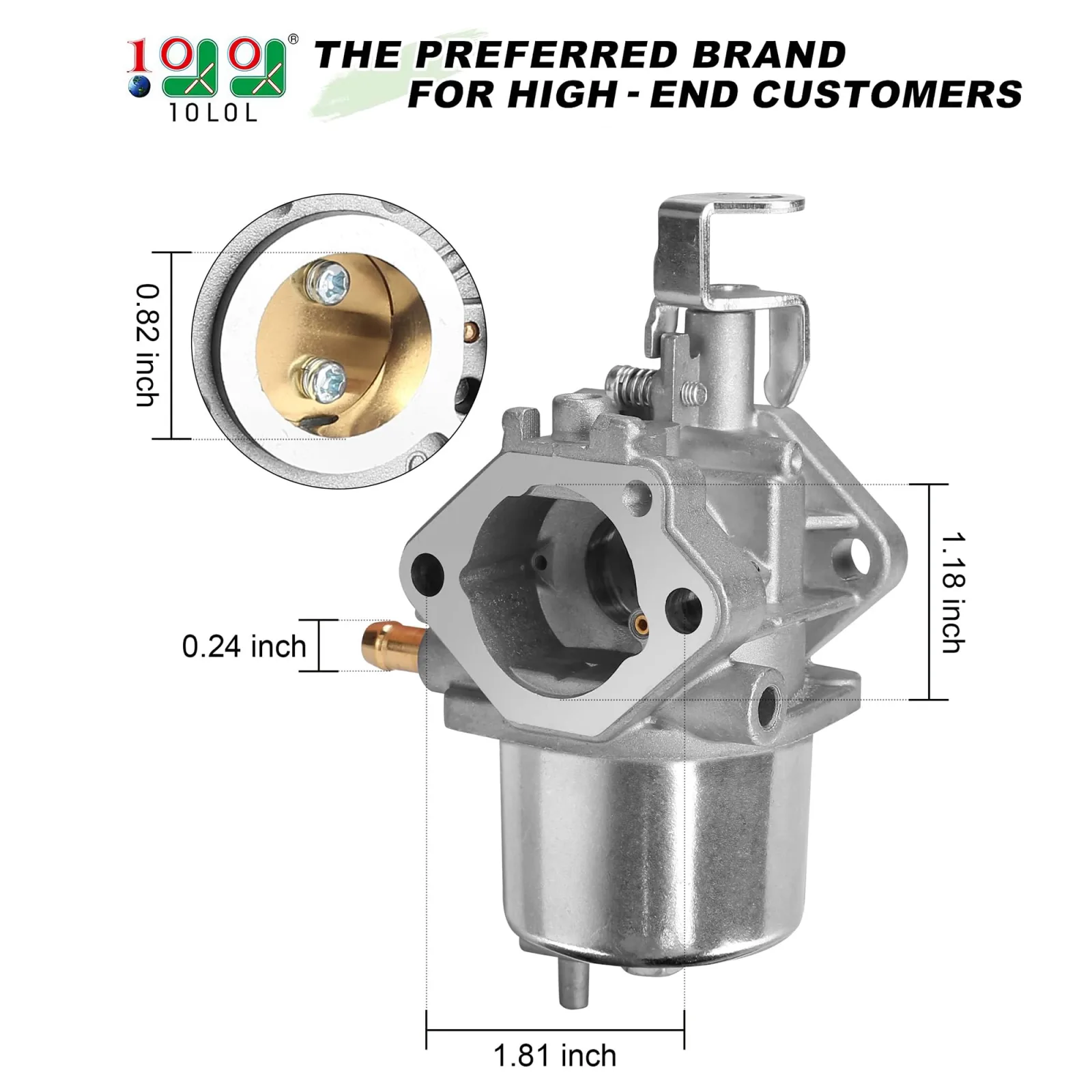 10L0L Carburetor Kit for Club Car FE350 Golf Carts image 2