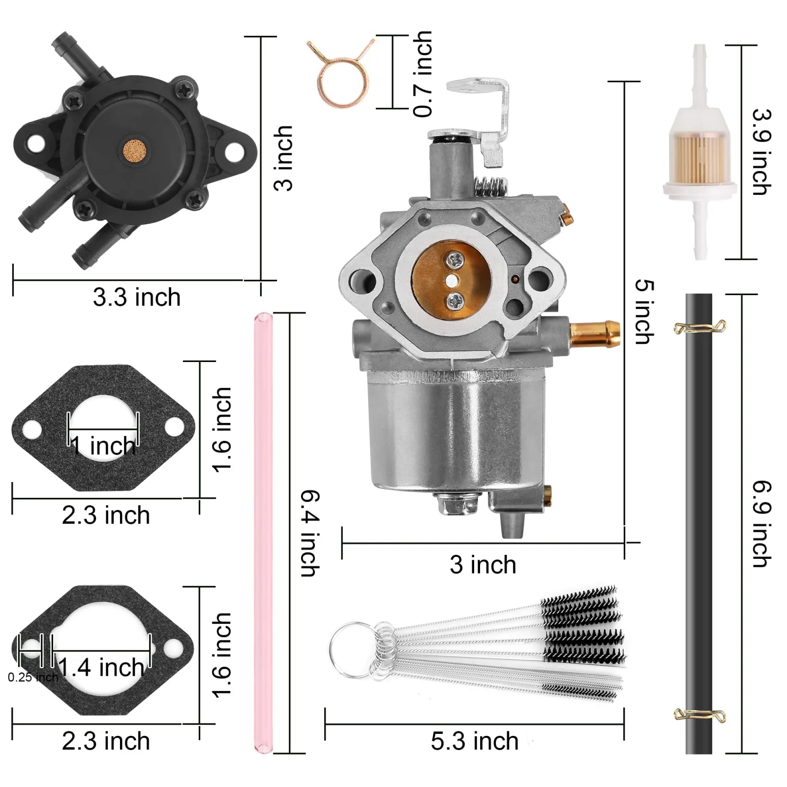 10L0L Carburetor Kit for Club Car FE350 Golf Carts image 3
