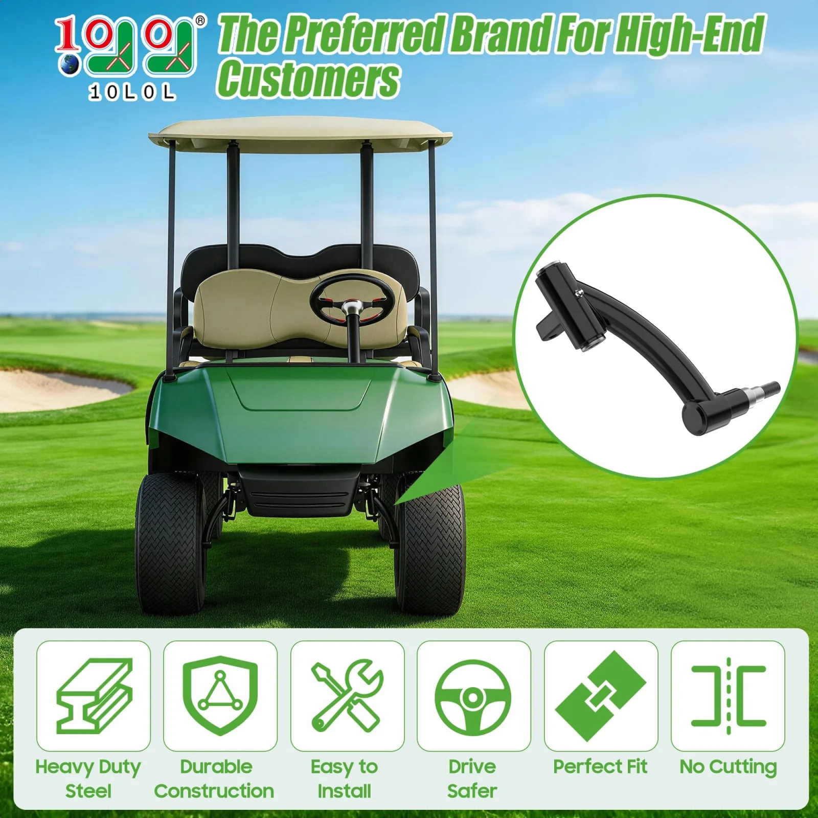 10L0L 6-Inch Lift Kit for Yamaha G29 Drive Drive2 image 2