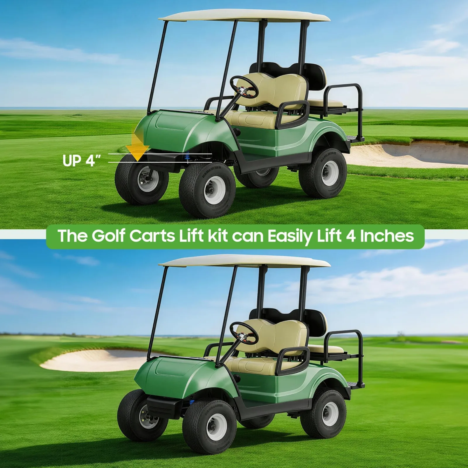 10L0L 6-Inch Lift Kit for Yamaha G29 Drive Drive2 image 3