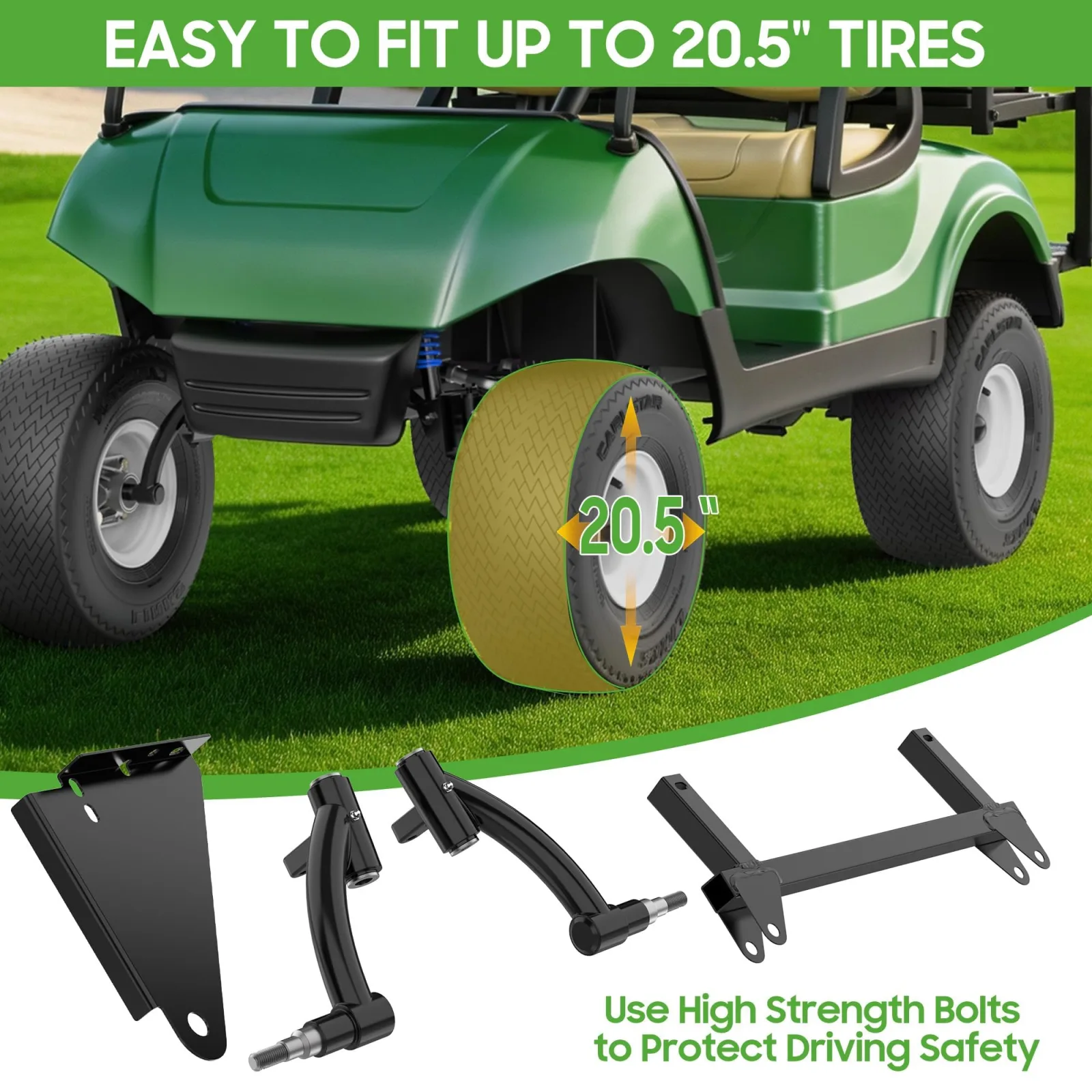 10L0L 6-Inch Lift Kit for Yamaha G29 Drive Drive2 image 4