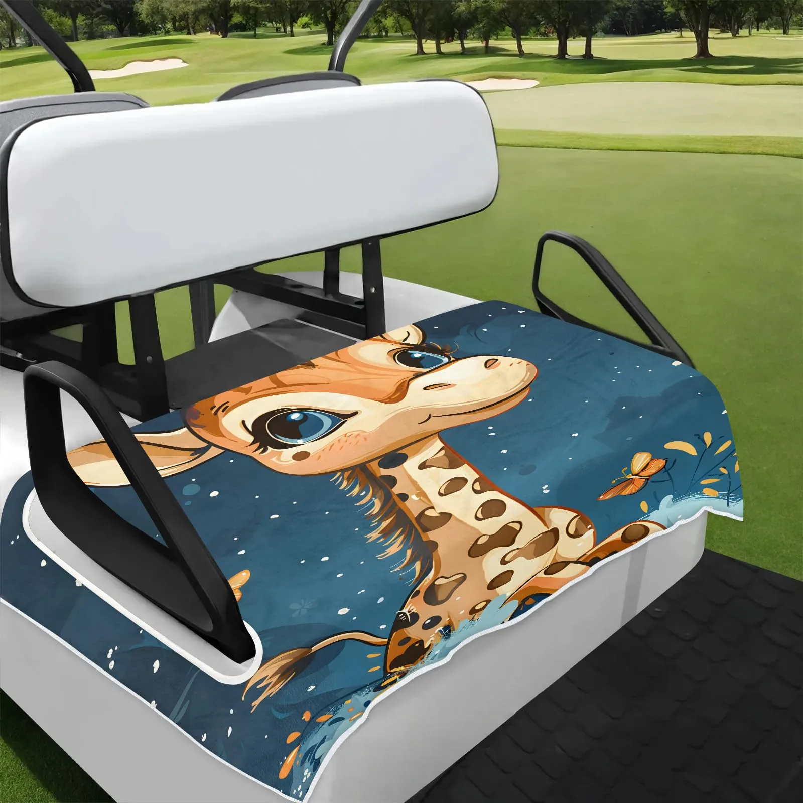 Tiveruda Golf Cart Seat Cover for Double Seats