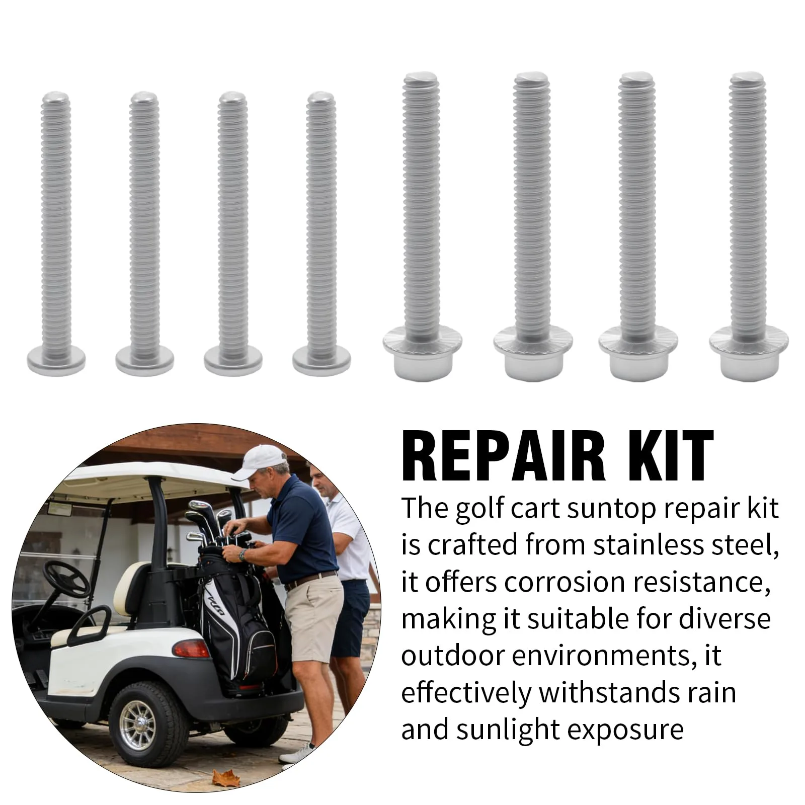laffoonparts 75465G01 E-Z-GO Suntop Repair Kit image 2