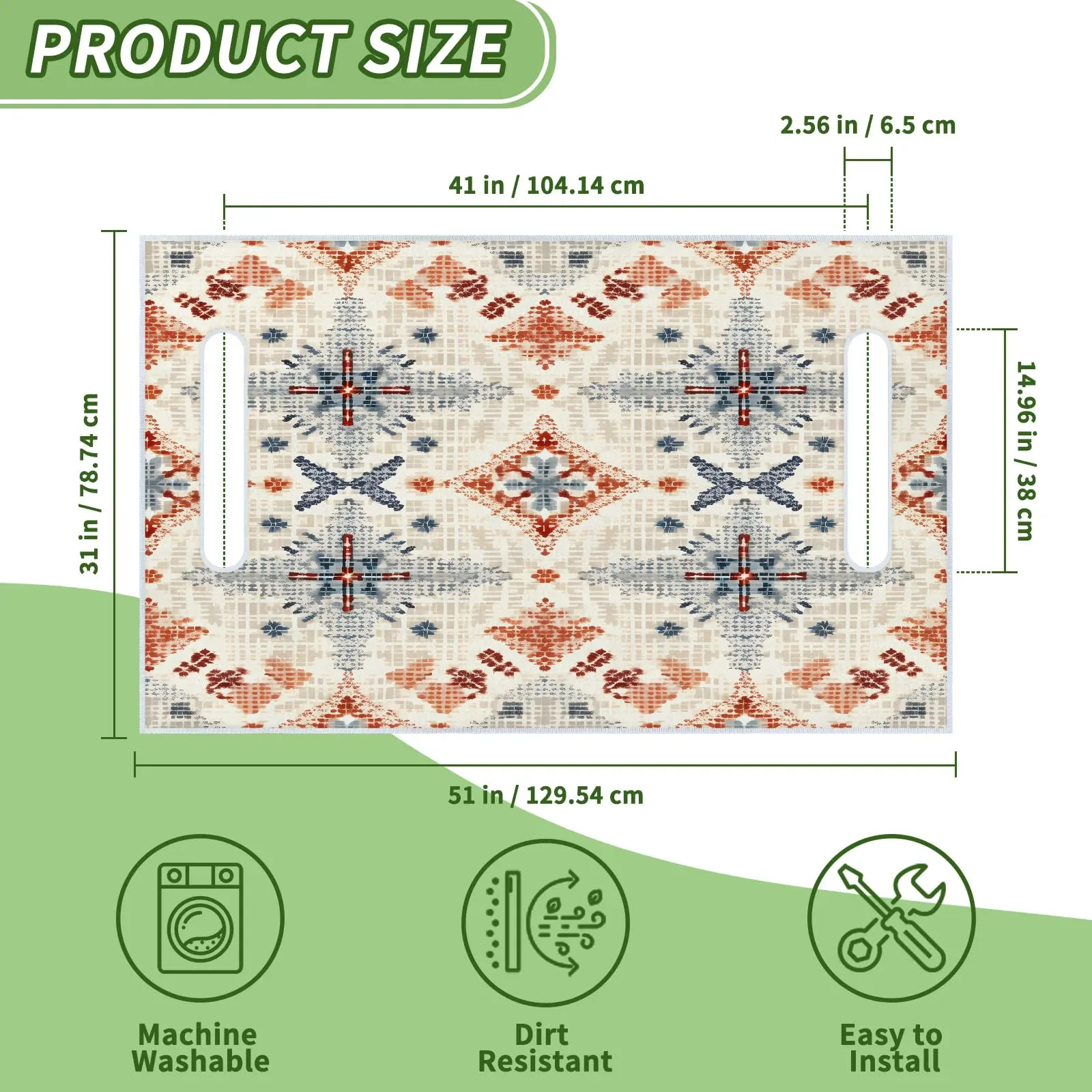 Tiveruda Golf Cart Seat Cover for Double Seats image 2
