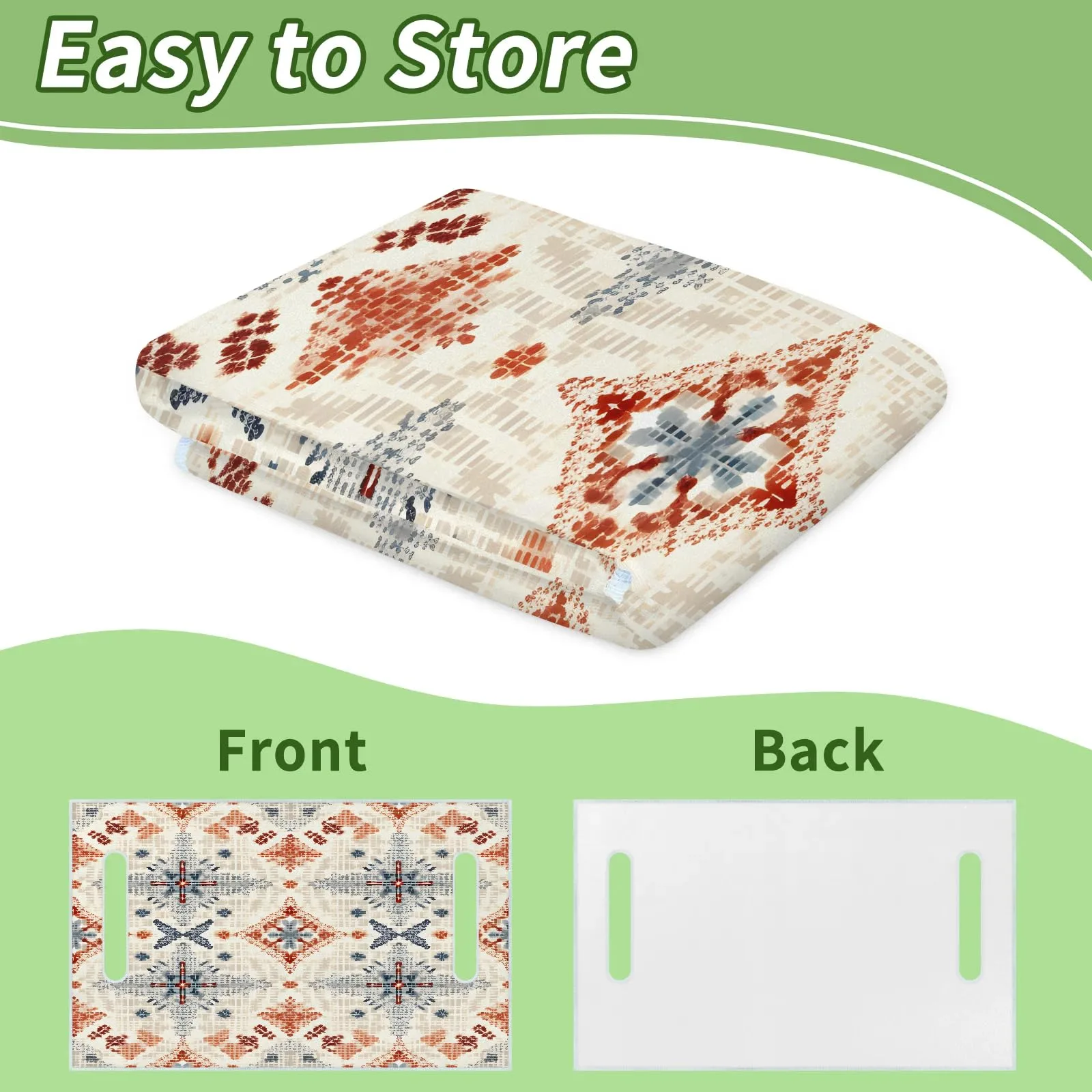 Tiveruda Golf Cart Seat Cover for Double Seats image 4