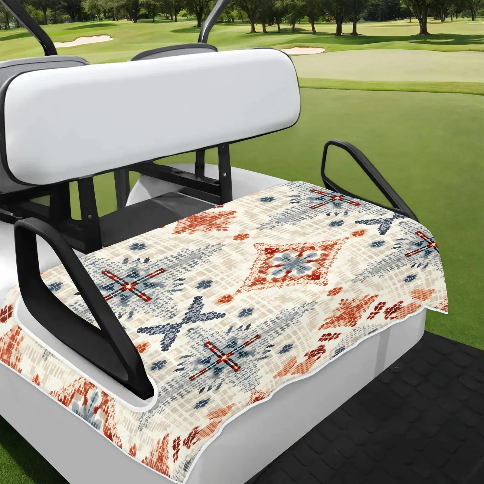 Tiveruda Golf Cart Seat Cover for Double Seats