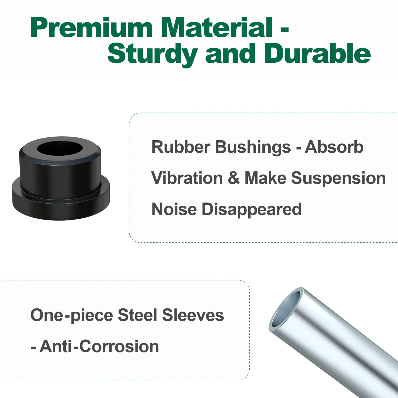 10L0L Rear Leaf Spring Bushing Kit for Club Car Precedent image 4