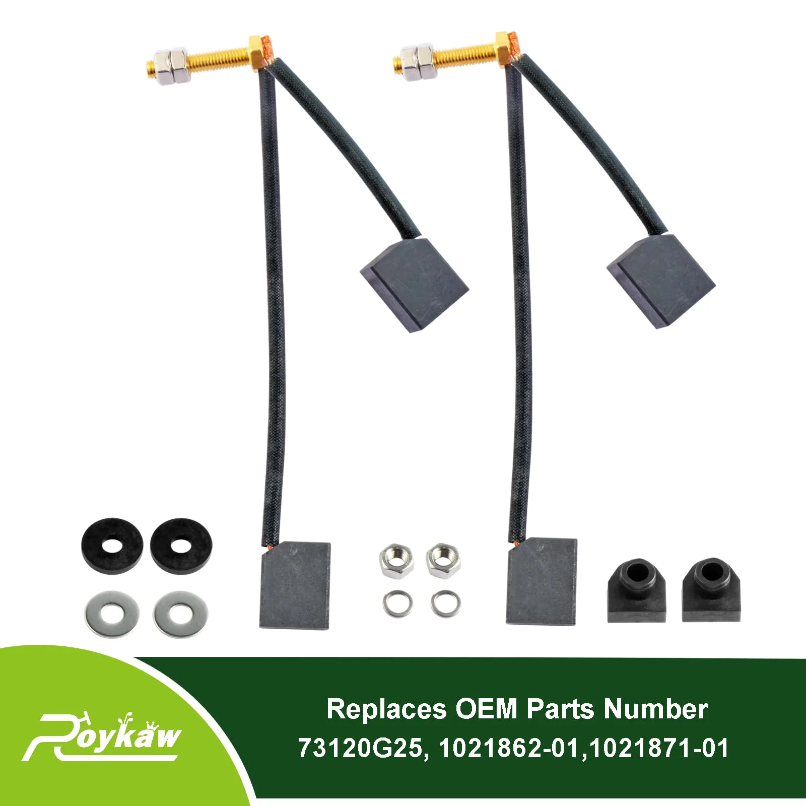 Roykaw ADC Motor Brush and Holder Plate Kit for E-Z-GO image 2
