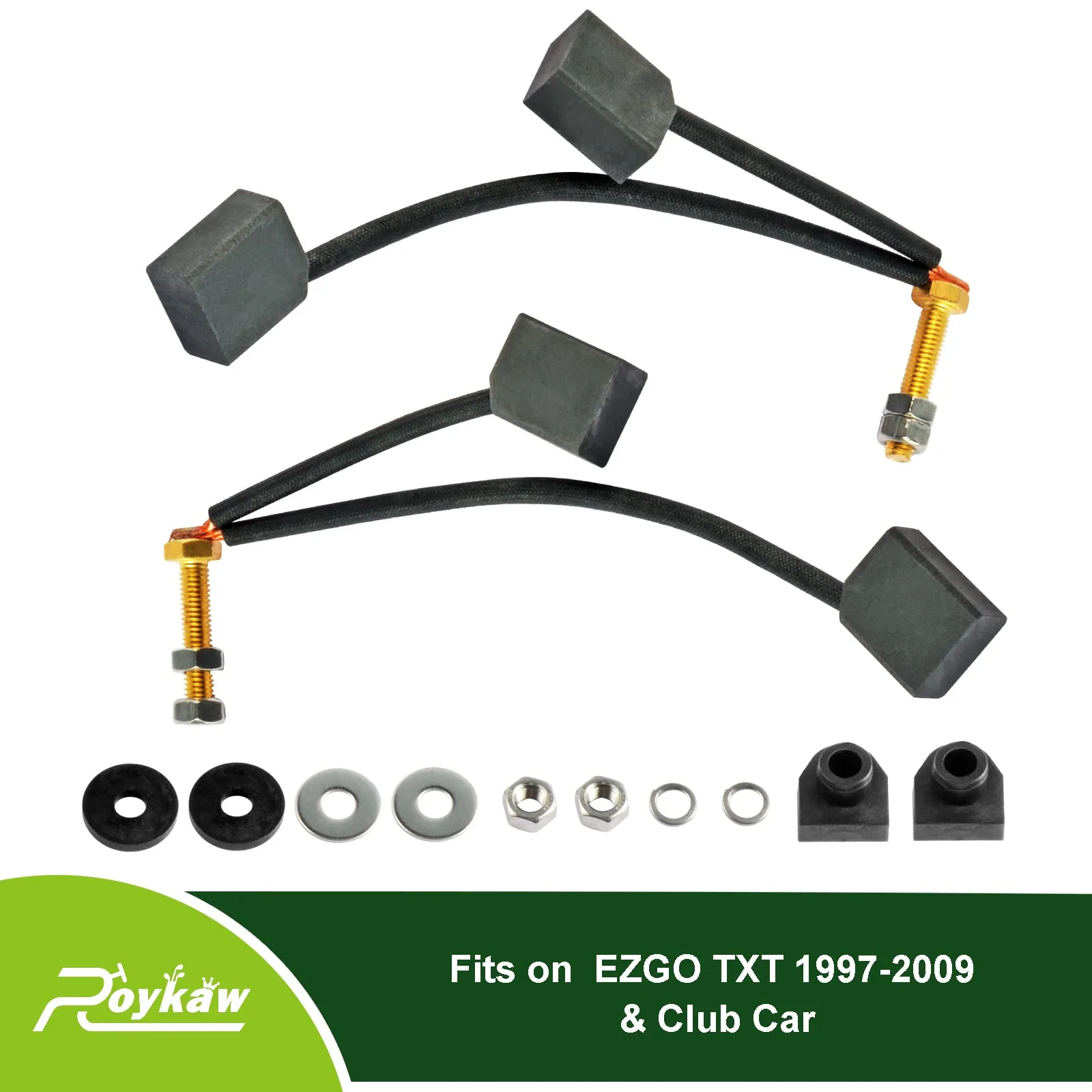 Roykaw ADC Motor Brush and Holder Plate Kit for E-Z-GO image 3