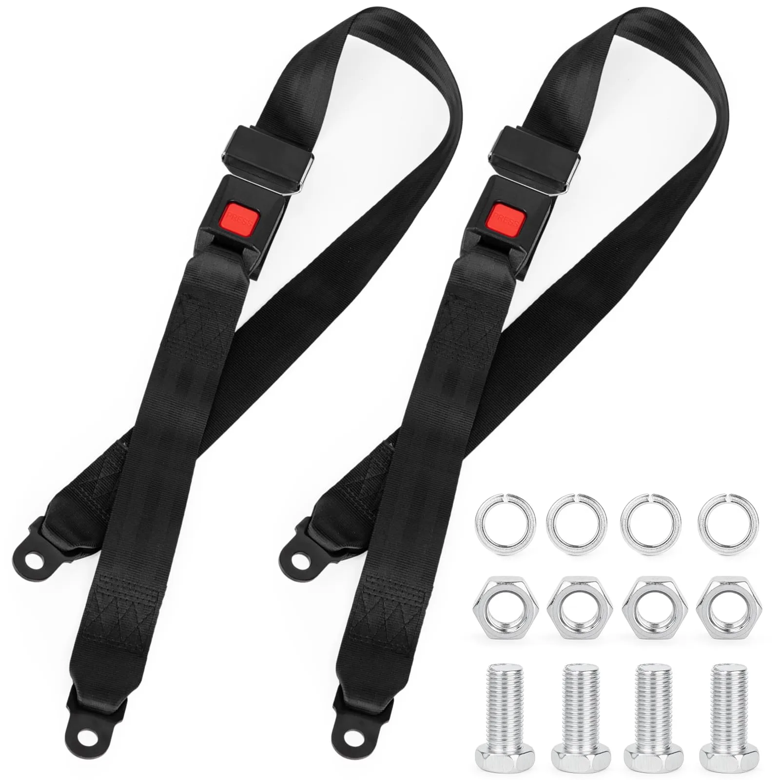Barudan Golf Adjustable Golf Cart Seat Belt Kit