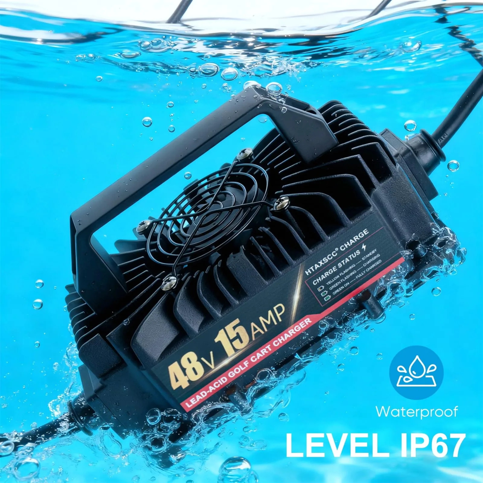 HTAXSCC 48V 15A Charger for E-Z-GO RXV & TXT image 4