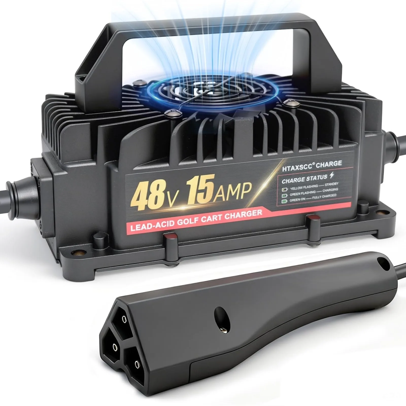 HTAXSCC 48V 15A Charger for E-Z-GO RXV & TXT