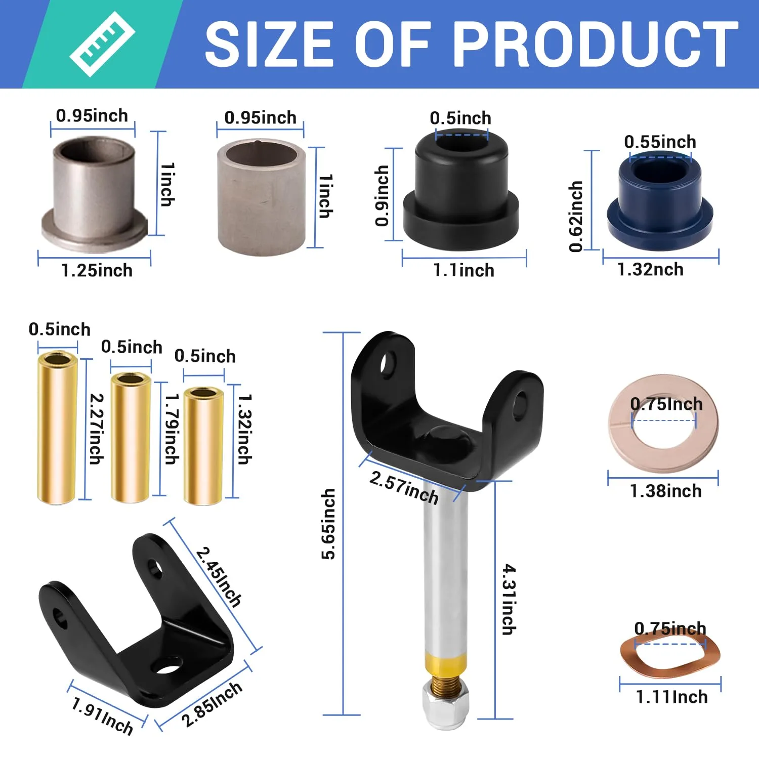 FIXHAWK FK-0003 Club Car DS Suspension Repair Kit image 3