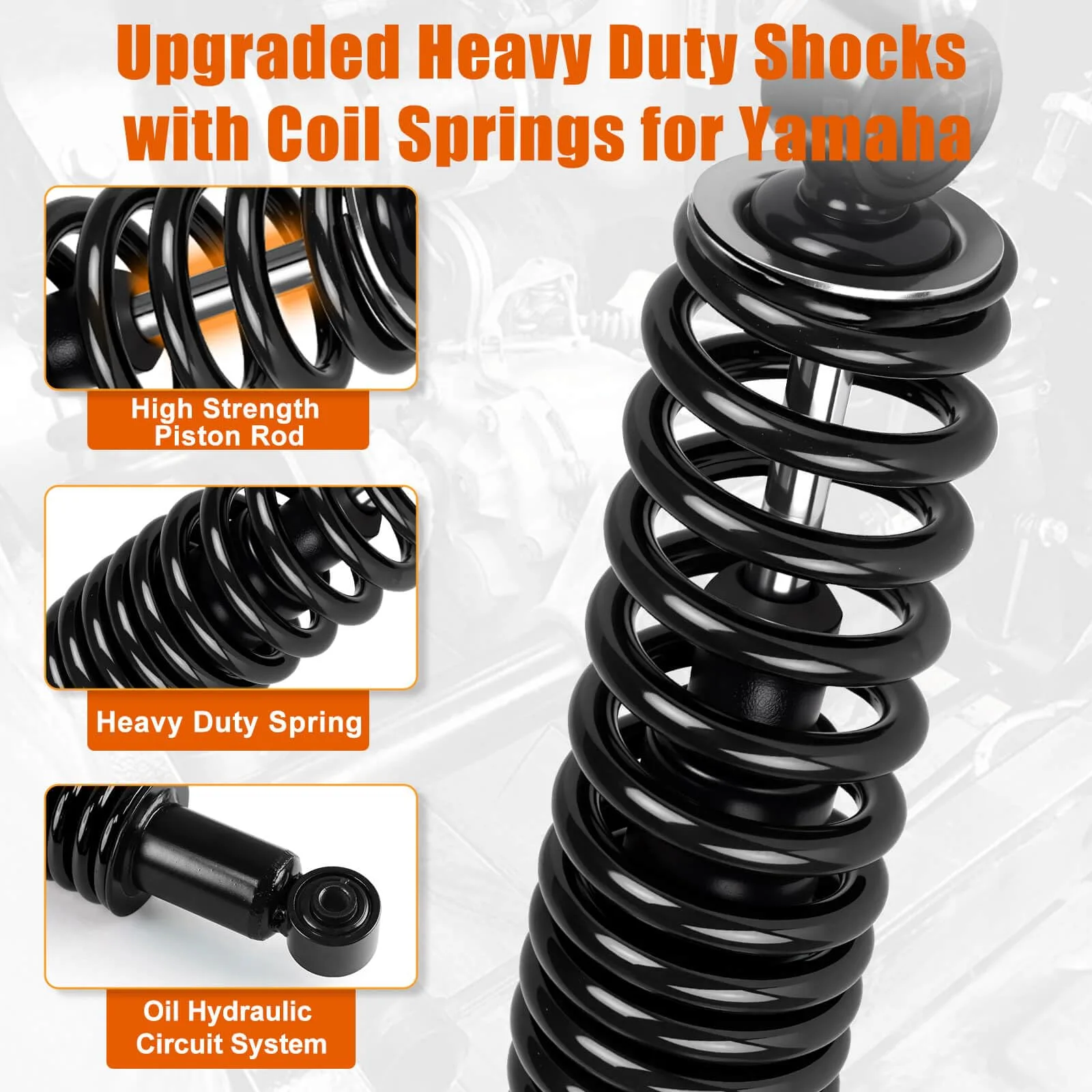 MOSNAI Rear Shocks for Yamaha G14-G29 Golf Carts image 3