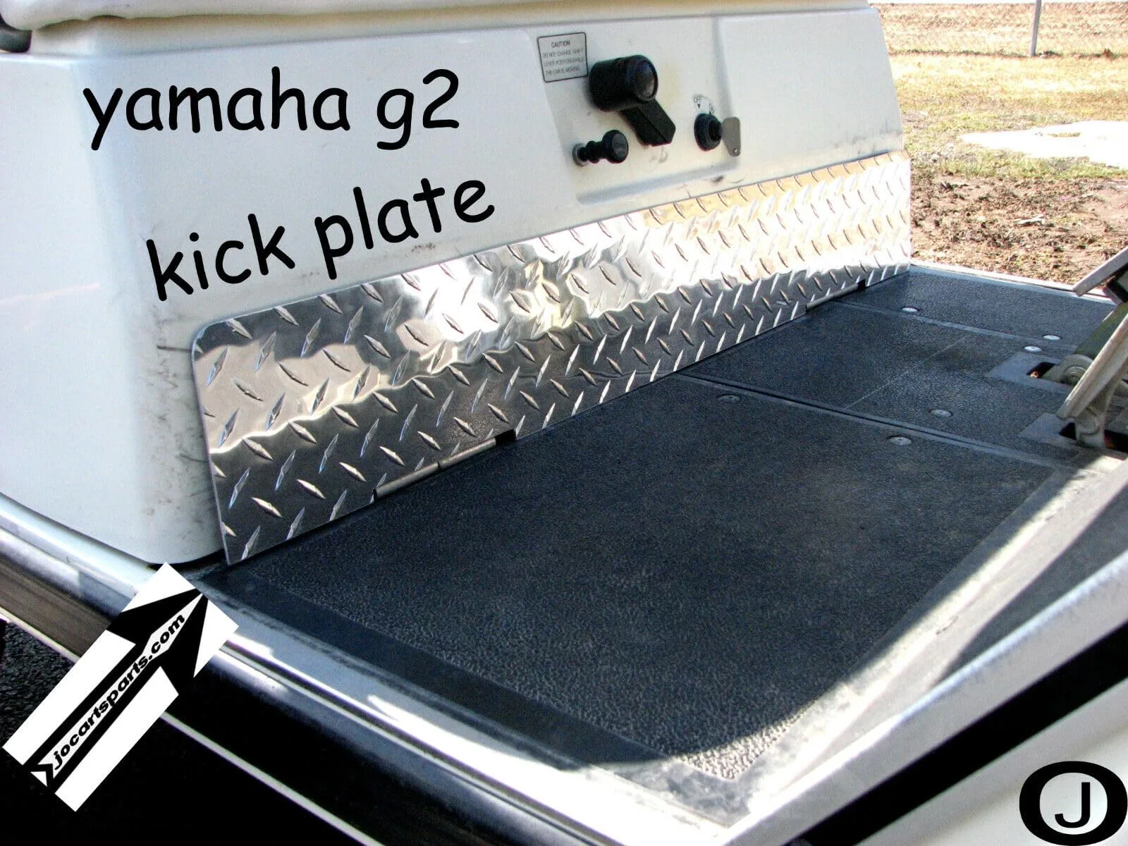 Yamaha G2/G9 Black Coated Aluminum Kick Plate image 3
