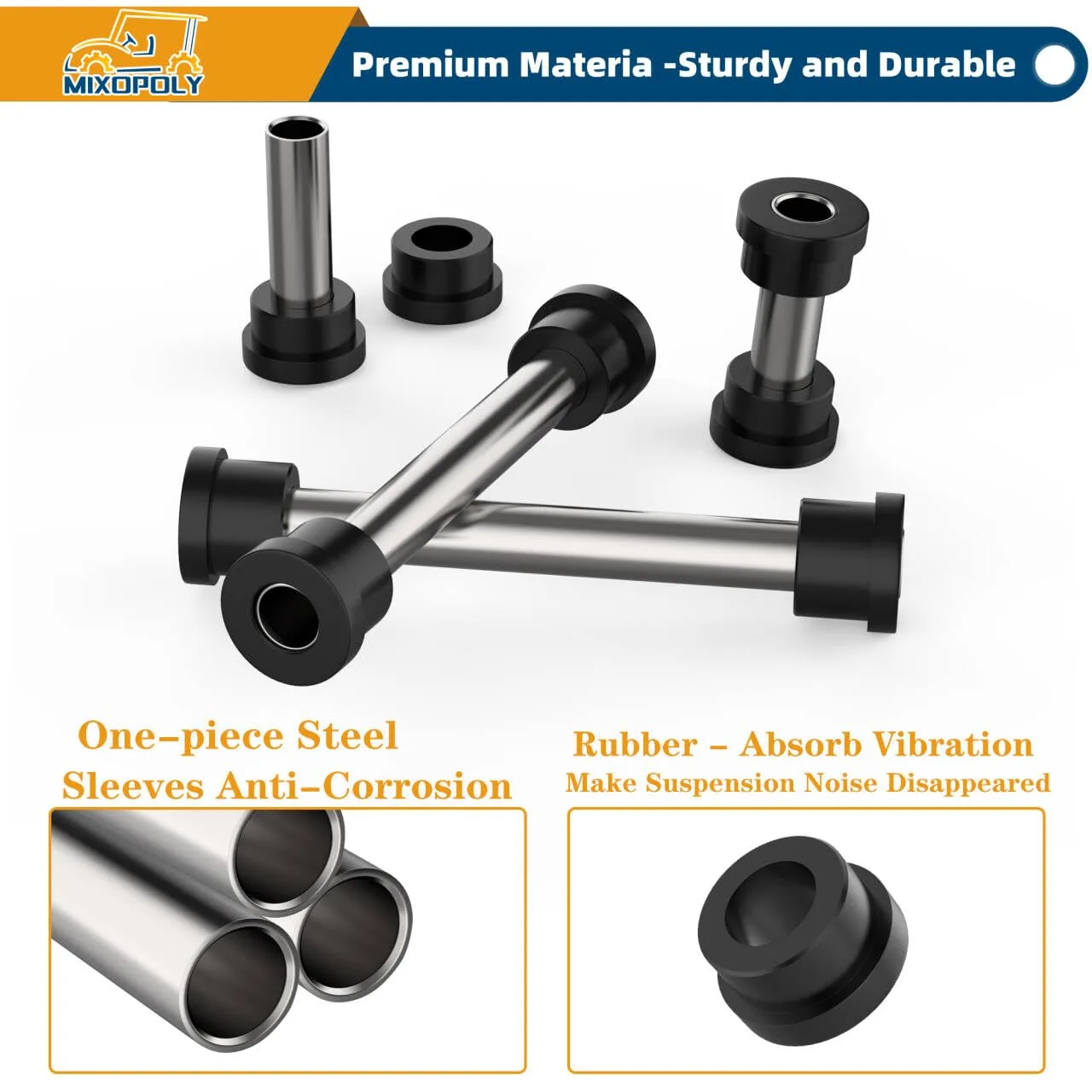 Mixopoly Club Car Precedent Front Suspension Bushing Kit image 4