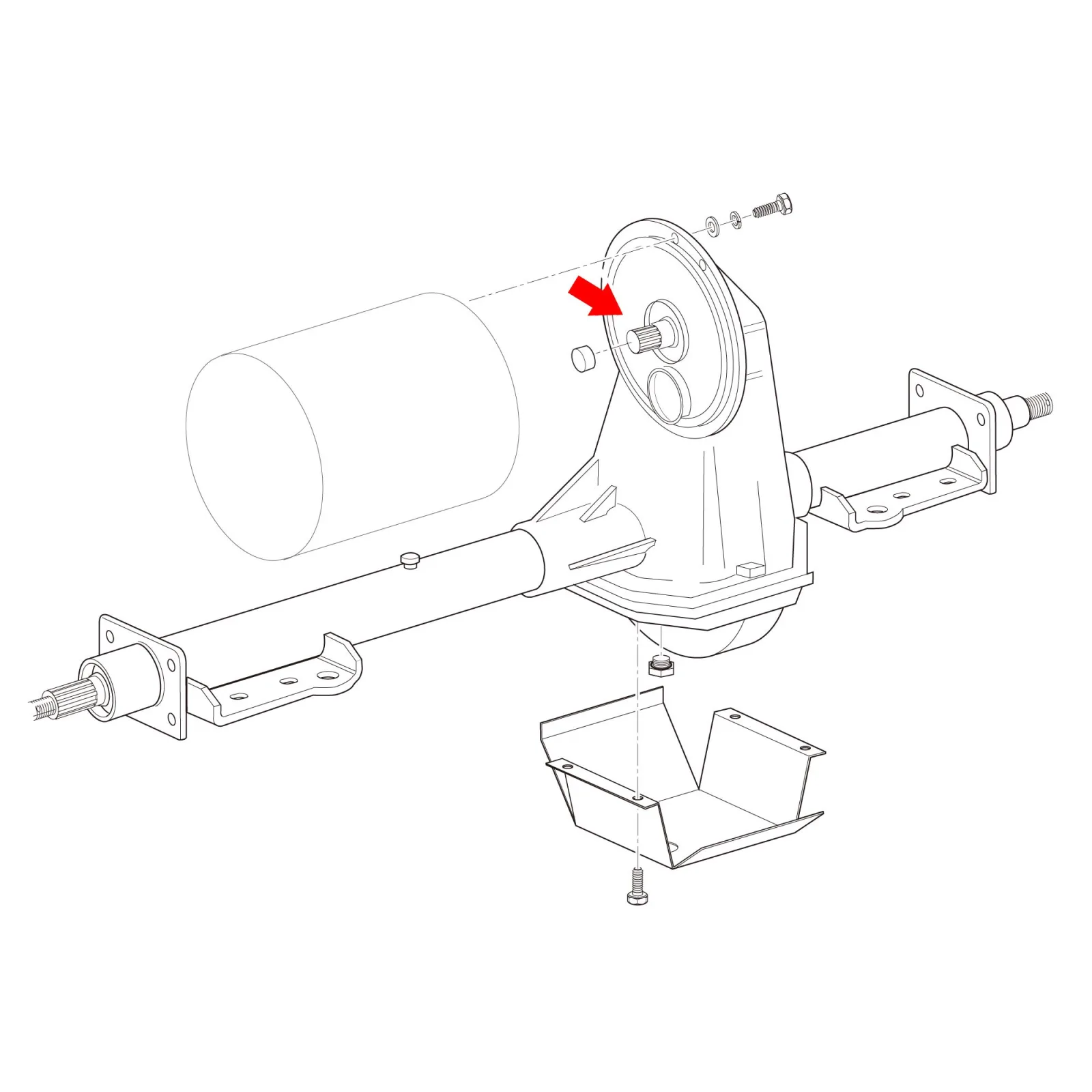 10L0L Input Shaft Kit for EZGO TXT & Medalist 1994-up, Marathon 1988-1994 Electric Golf Cart, 21 Tooth Spline Gear 1.5" Diameter, OEM# 28095G01 28095-G01 26926G01 26926-G01 612556 image 3
