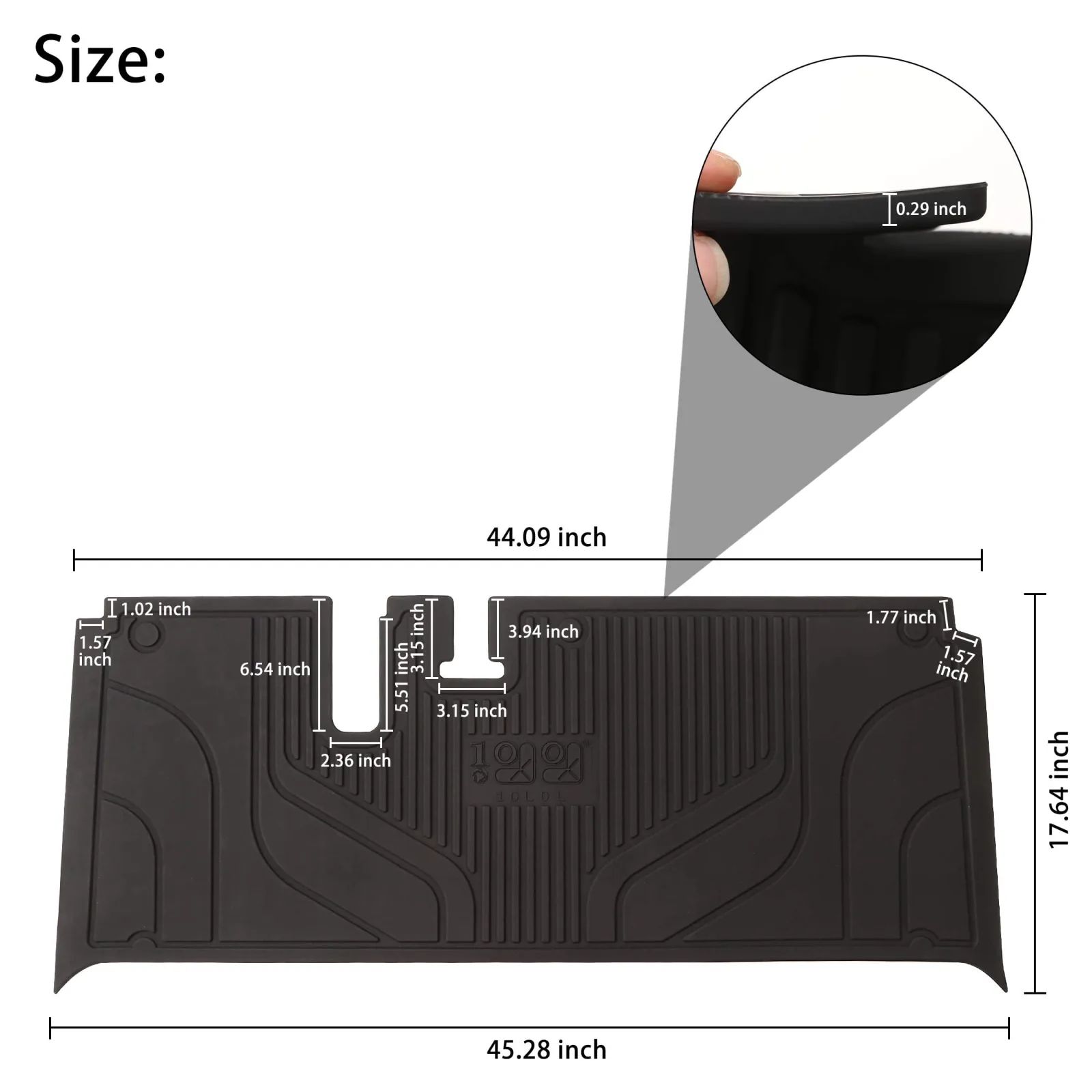 10L0L Floor Mat for Yamaha G29 Drive and Drive 2 image 3
