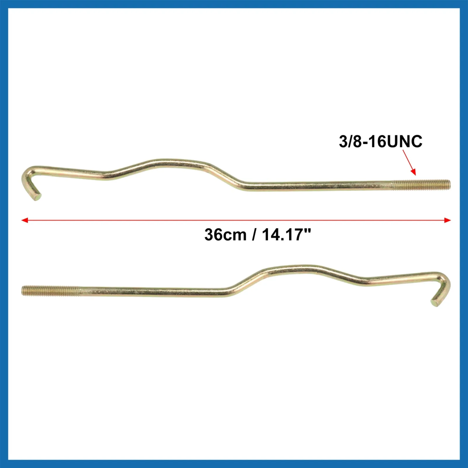 A ABSOPRO Club Car Precedent Battery Hold-Down Rod Set image 3