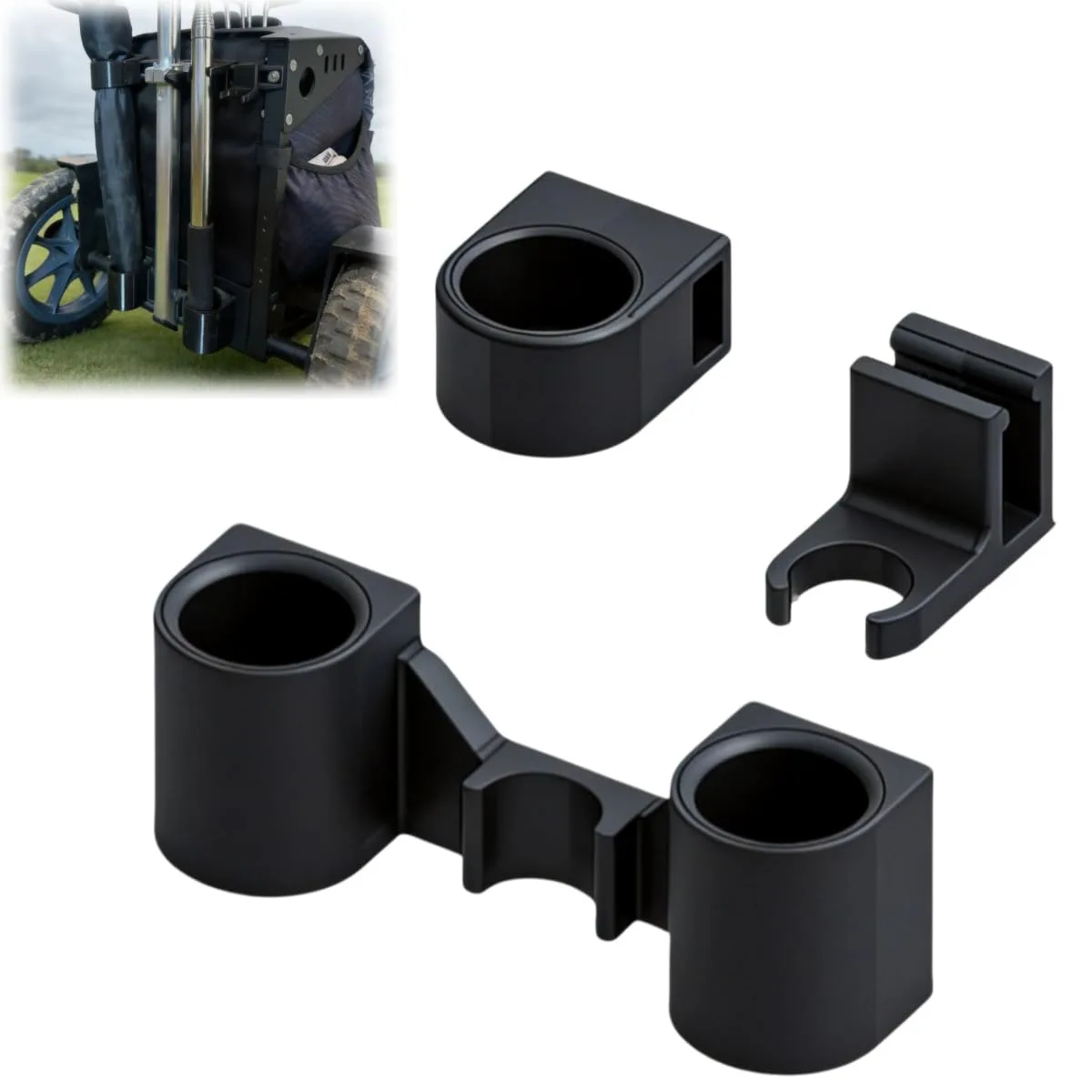 Generic Zuca Compact Disc Golf Cart Umbrella Holder