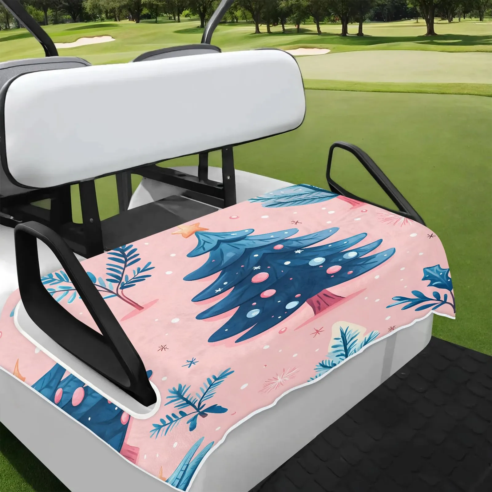 Tiveruda Golf Cart Seat Cover for Double Seats