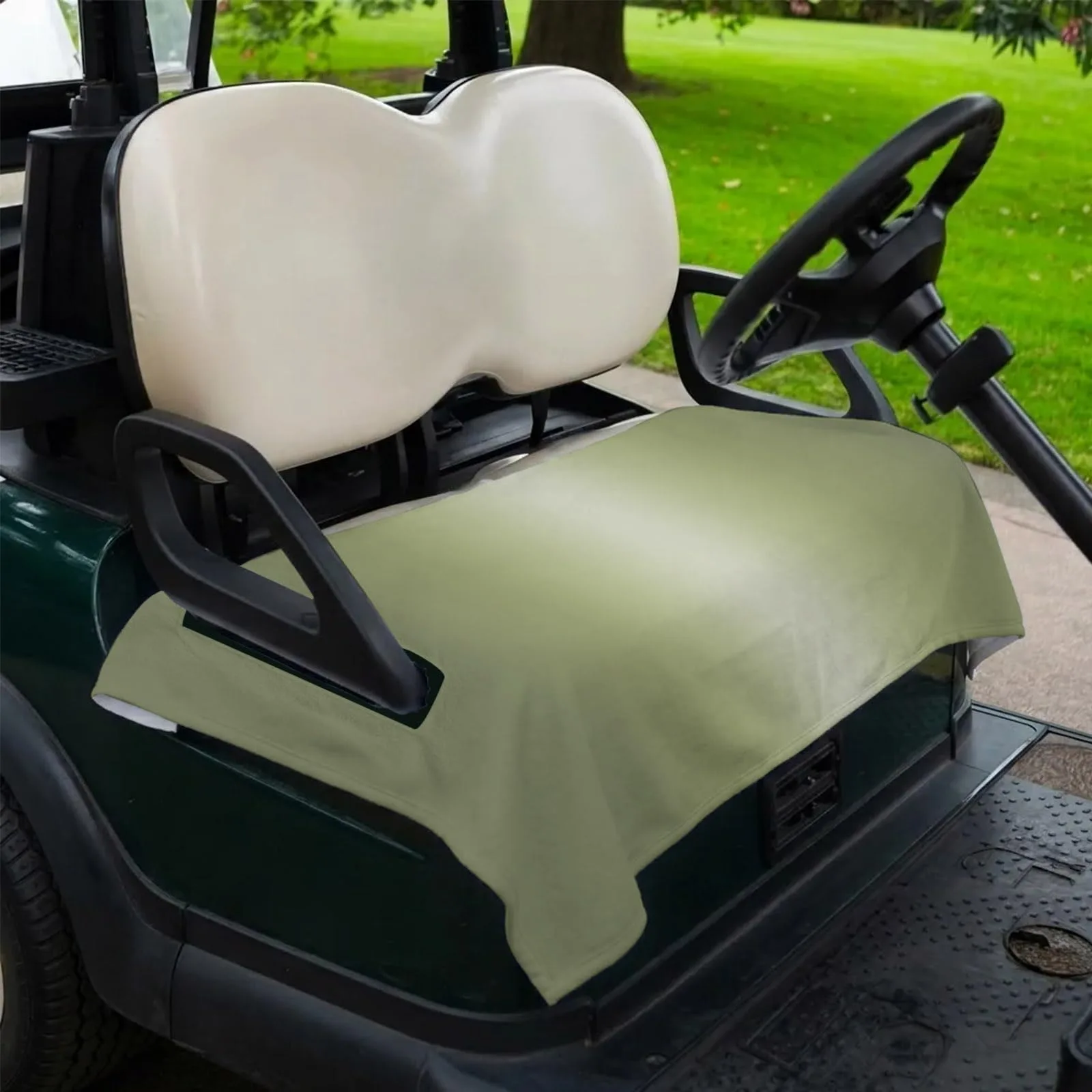 DecorLovee Sage Green Ombre Golf Cart Seat Cover image 2