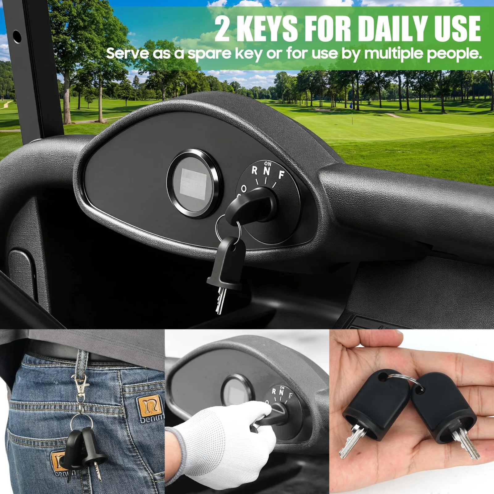10L0L Ignition Keys for E-Z-GO RXV 2008+ image 3