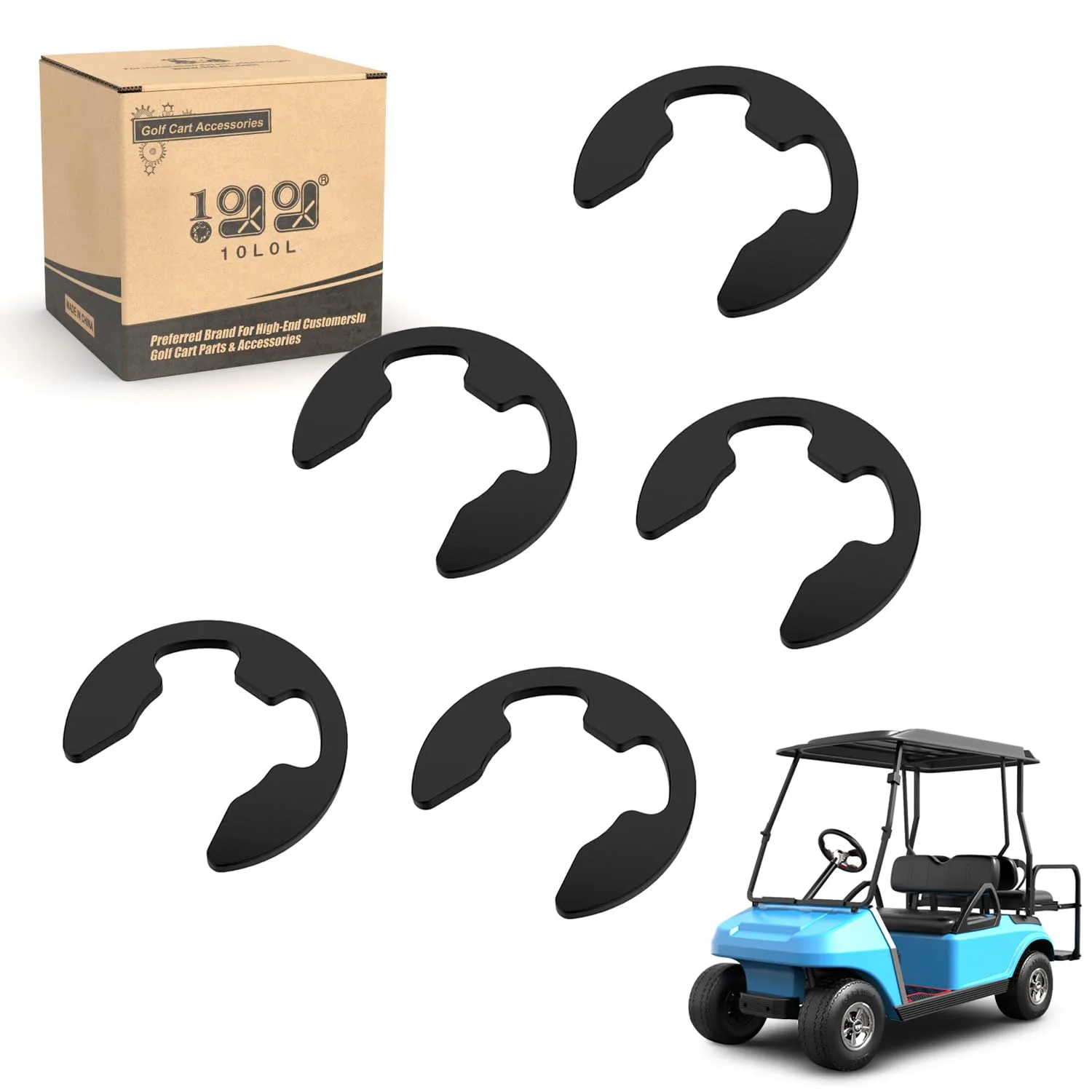 10L0L Brake Cable Retainer Rings for Club Car DS and E-Z-GO TXT