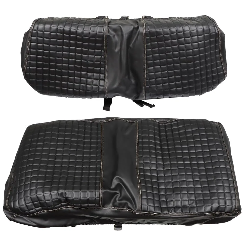 Black Front Seat Cover for Club Car DS | Mod-G33S-313