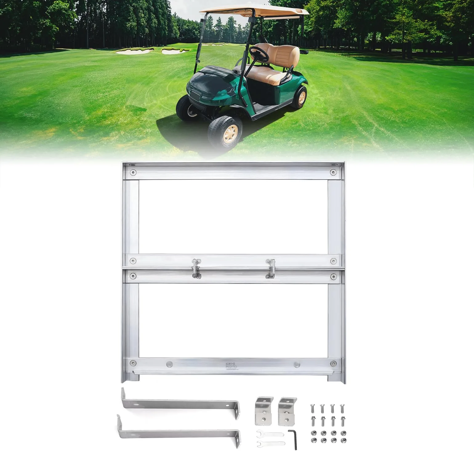 KEMIMOTO Aluminum Battery Tray for E-Z-GO TXT Golf Carts