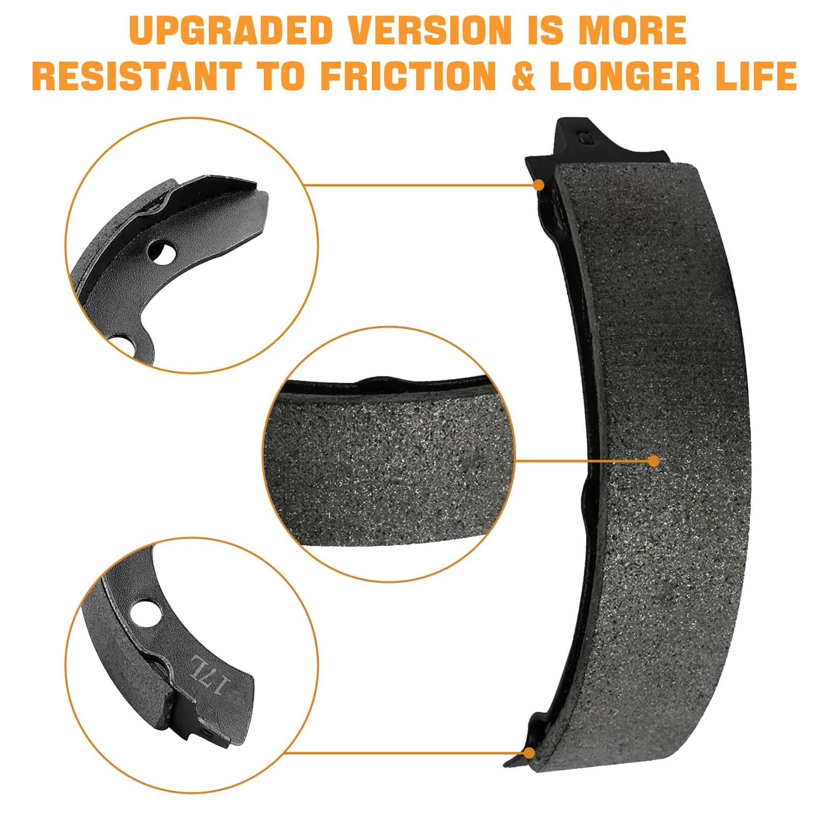 MOSNAI Brake Shoes for Club Car DS and Carryall image 4