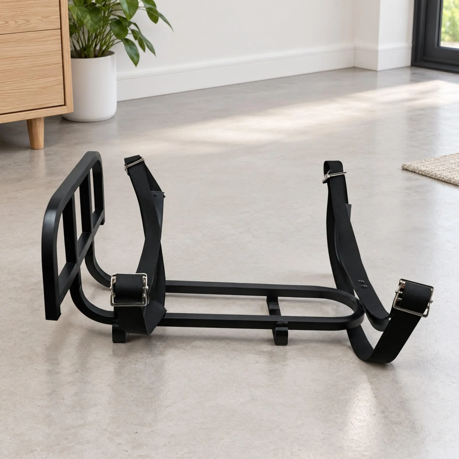 NonMiFyR Foldable Iron Golf Bag Holder Rack with Straps - 3000442888430054168490 image 3