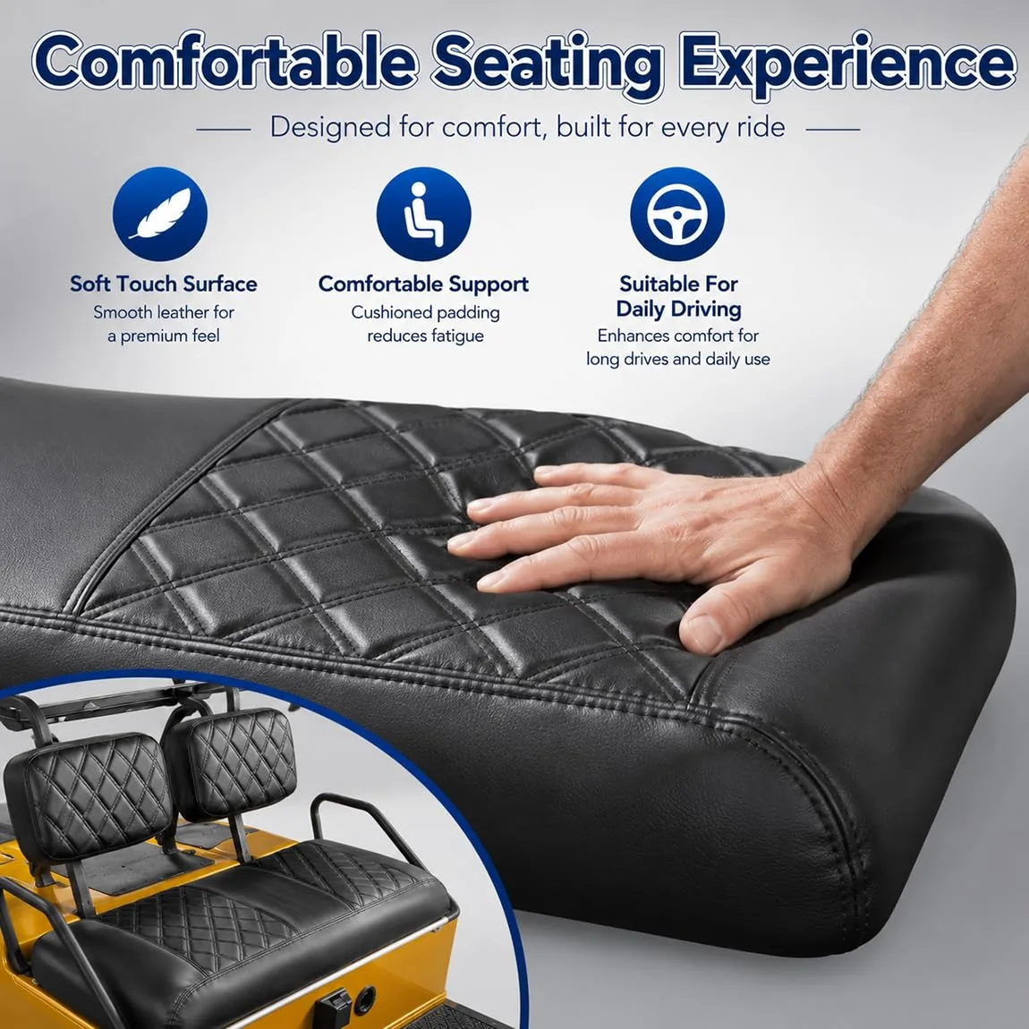 KJTYSDM Seat Covers for E-Z-GO Express S4 image 3