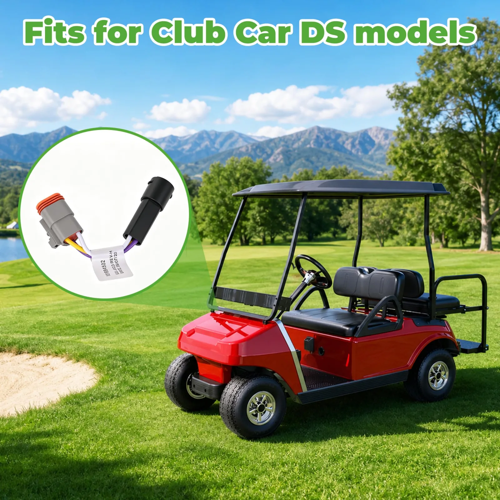 10L0L Accelerator Harness for Club Car DS 101894502 image 4