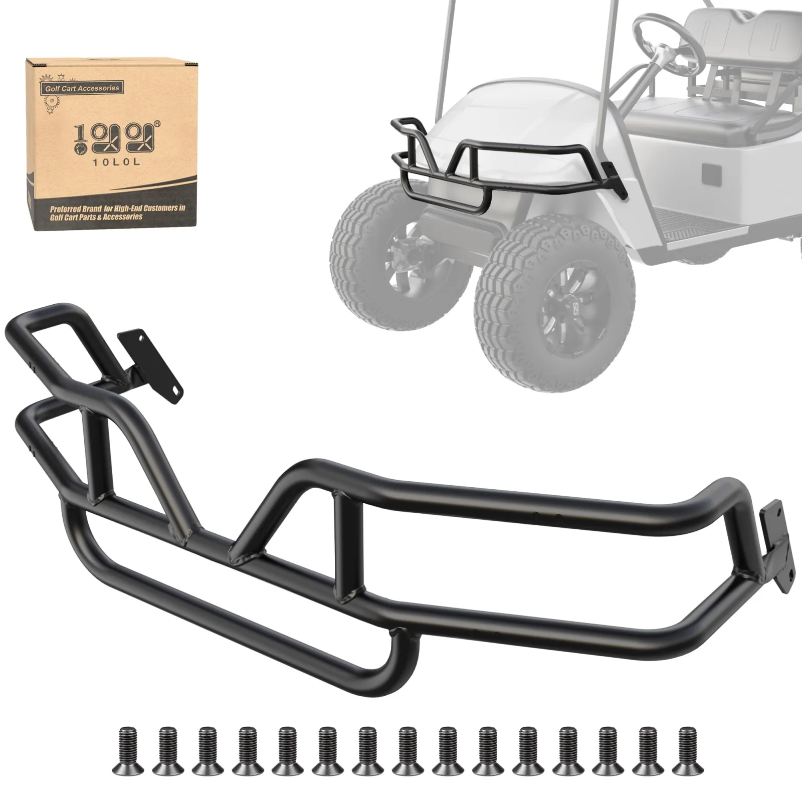 10L0L Front Brush Guard for E-Z-GO TXT | CBBOD-T002-D1