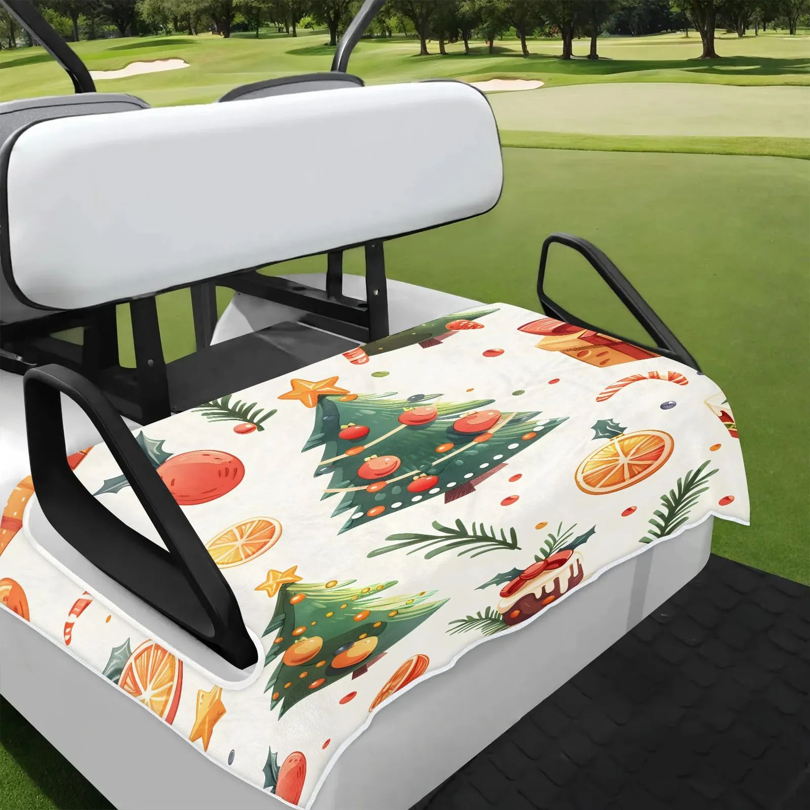 Tiveruda Golf Cart Seat Cover for Double Seats