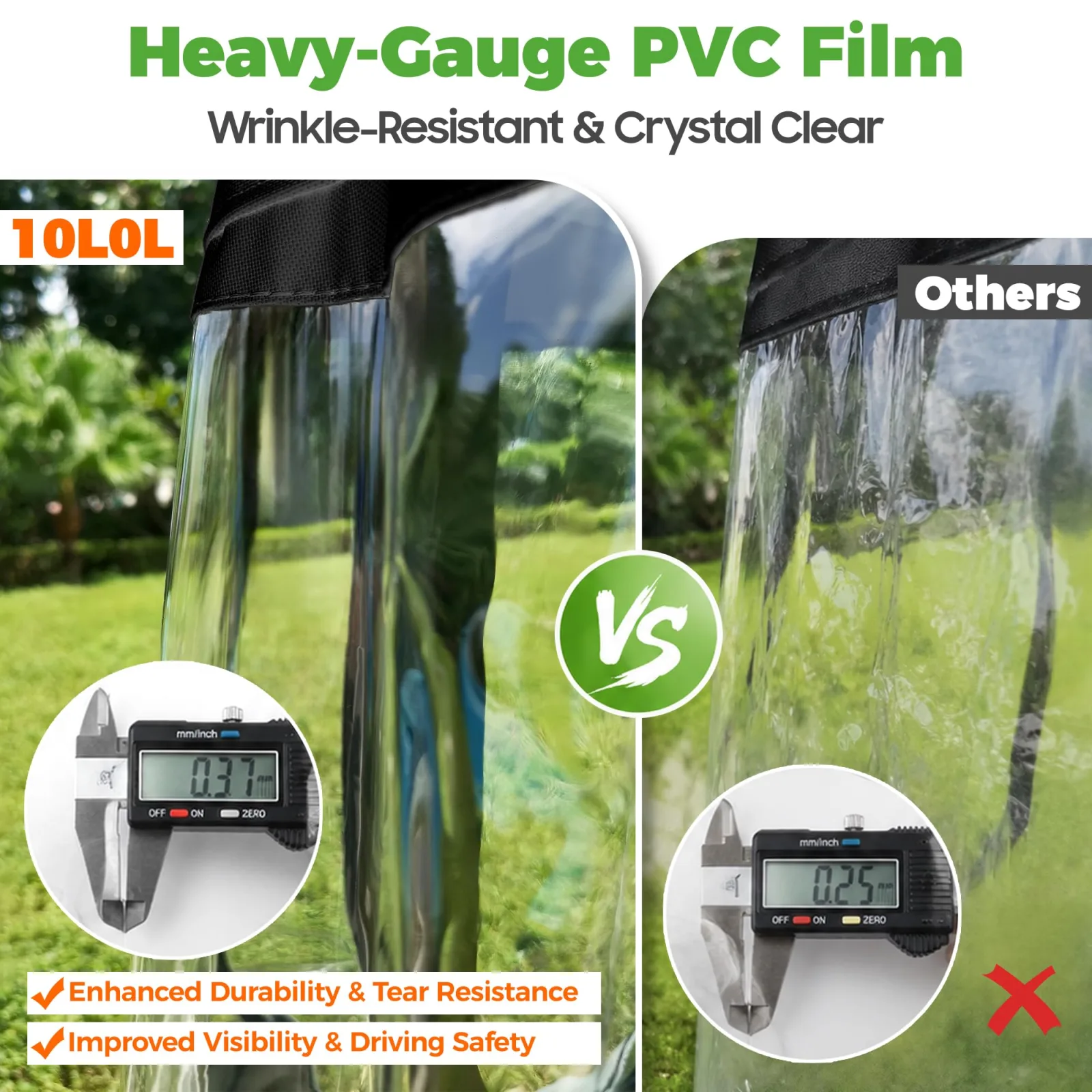 10L0L Golf Cart Enclosure for Club Car Precedent and Tempo image 4