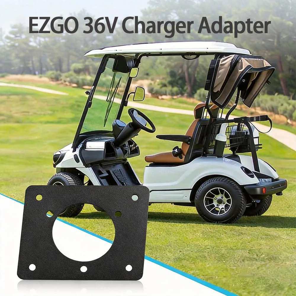 Gifthkpls 3-Hole Charging Port Adapter Plate for E-Z-GO image 3