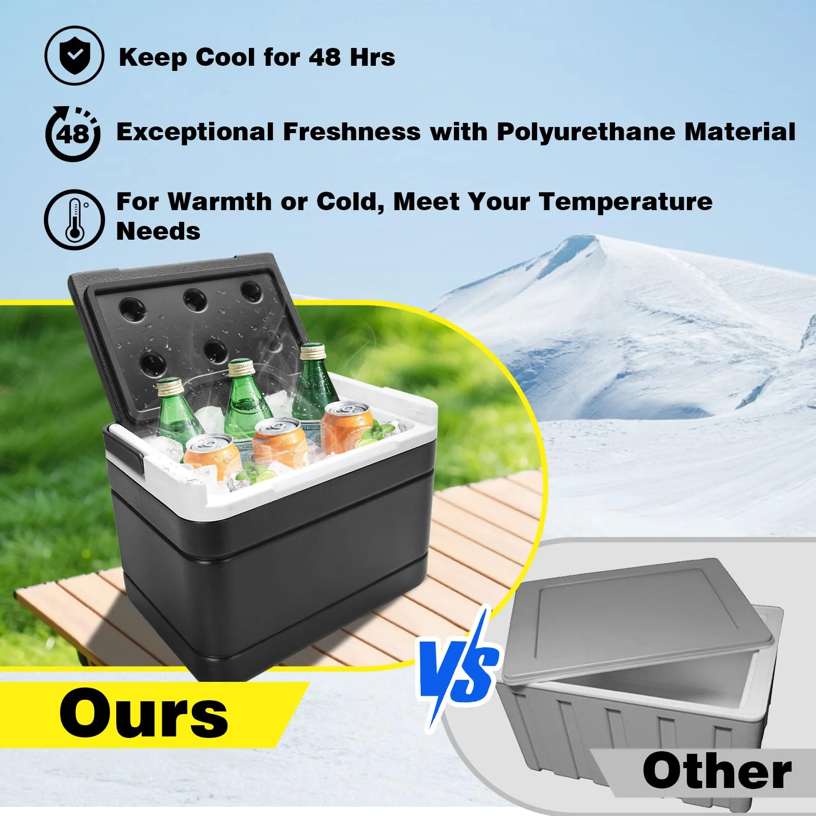 AIPSET 6L Golf Cart Cooler Box AP0618 — Fits Club Car Precedent/Tempo/Onward image 2