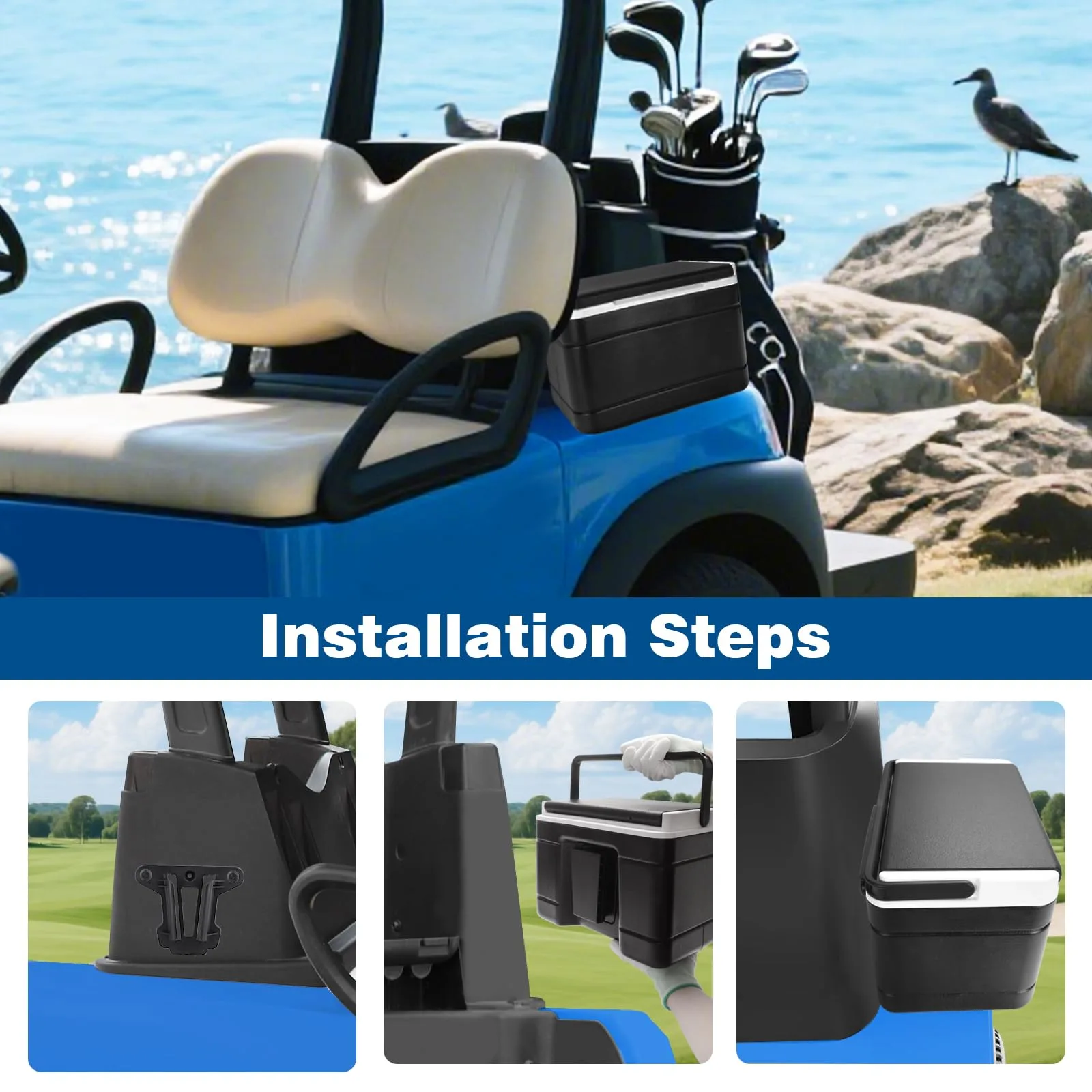AIPSET 6L Golf Cart Cooler Box AP0618 — Fits Club Car Precedent/Tempo/Onward image 4