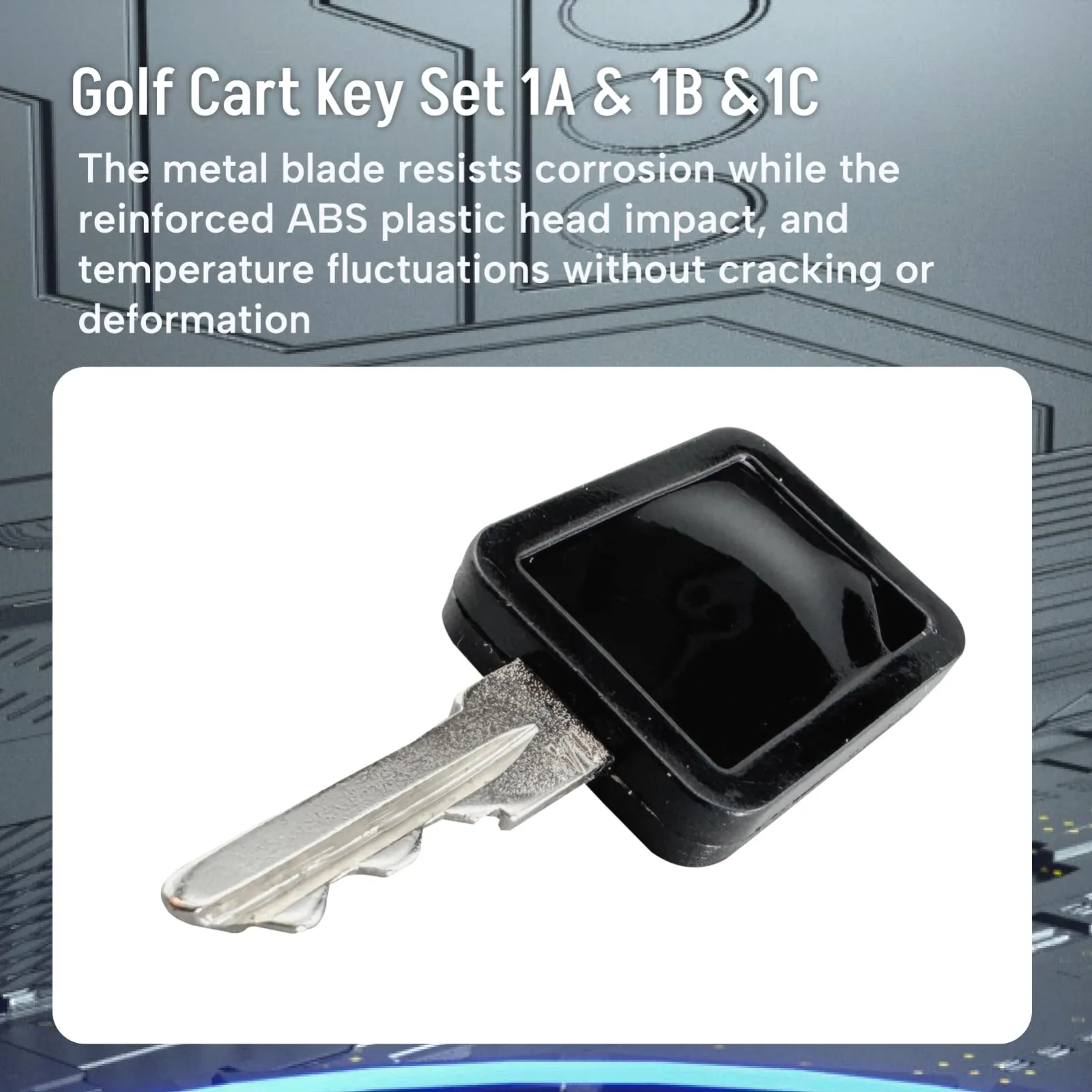 Qiqimingxin Club Car Golf Cart Key Set 1A and 1B image 3