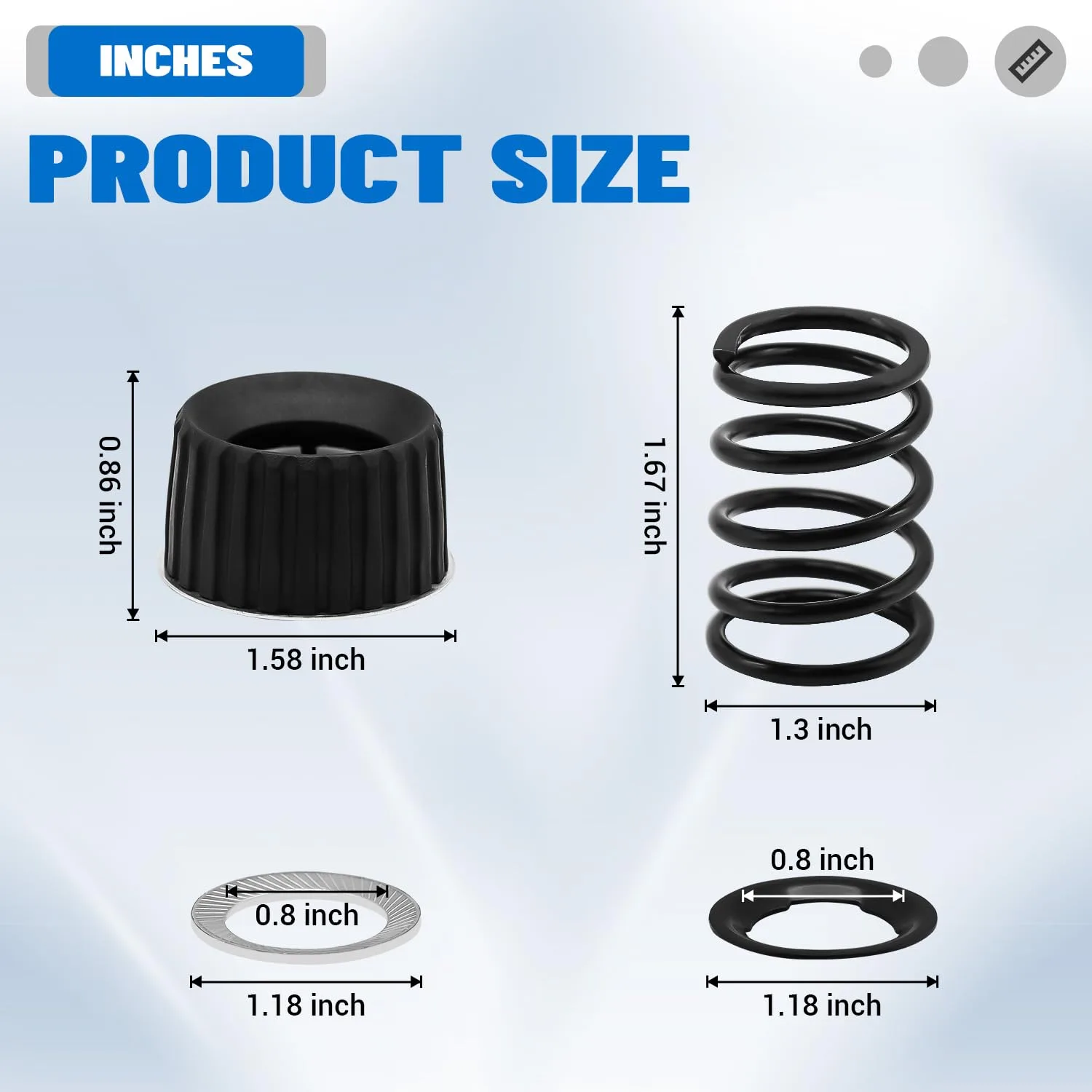 CartClan Steering Column Rebuild Kit CT-0047 for Club Car Tempo, Onward & 2004+ Precedent image 4