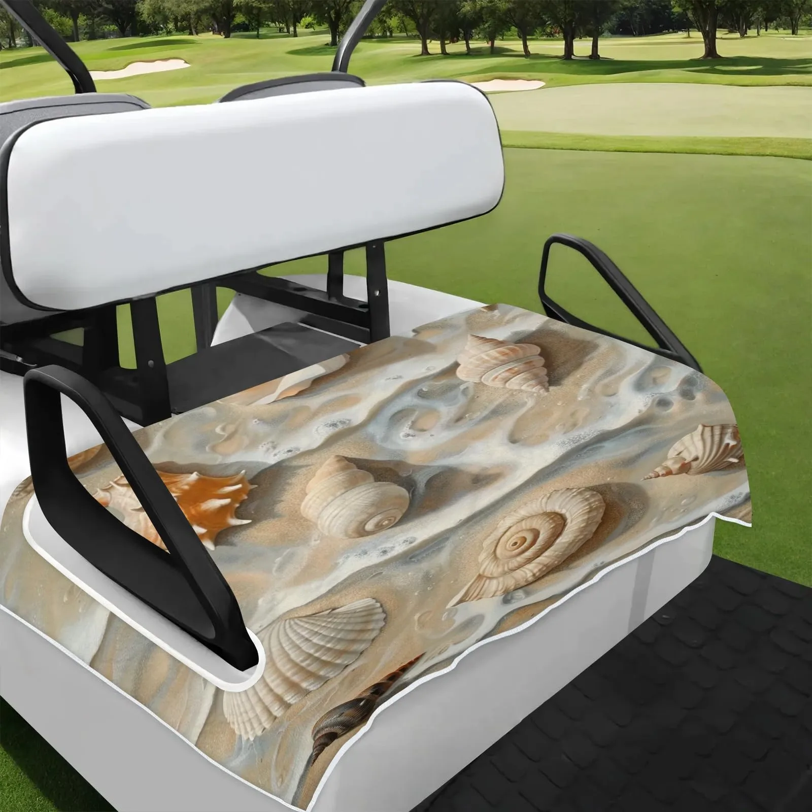 Tiveruda Golf Cart Seat Cover for Double Seats, 51 x 31 in