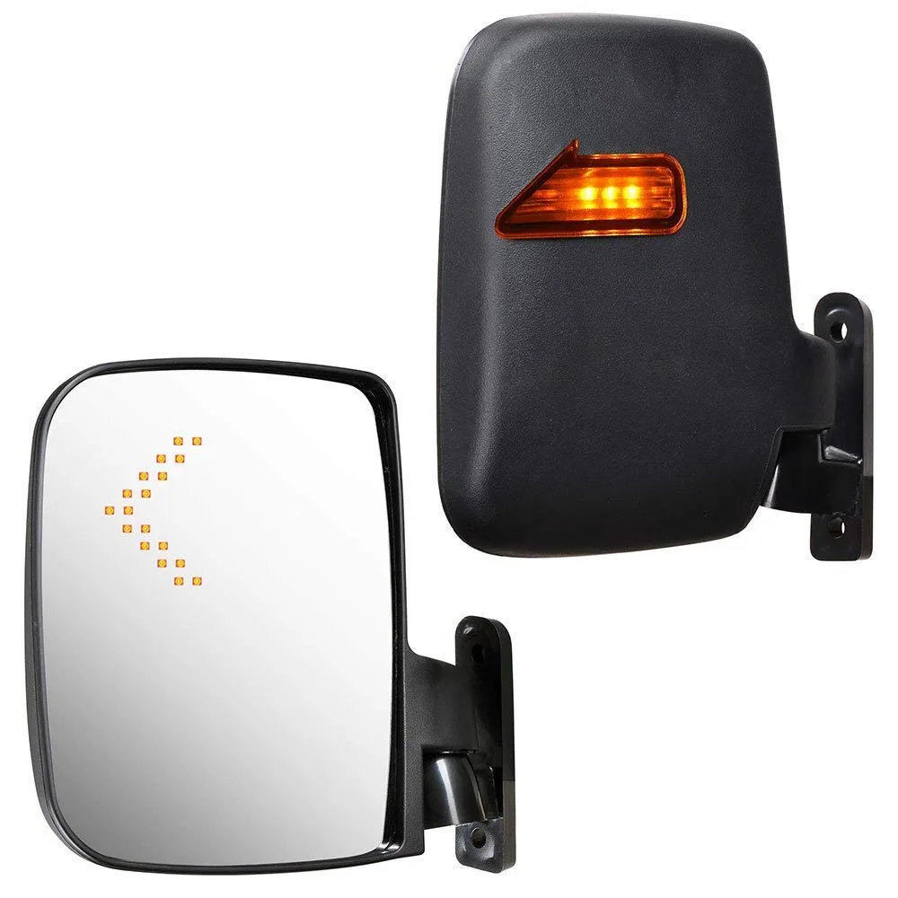 Shu-Ran Golf Cart Side Mirrors with LED Turn Signals image 2