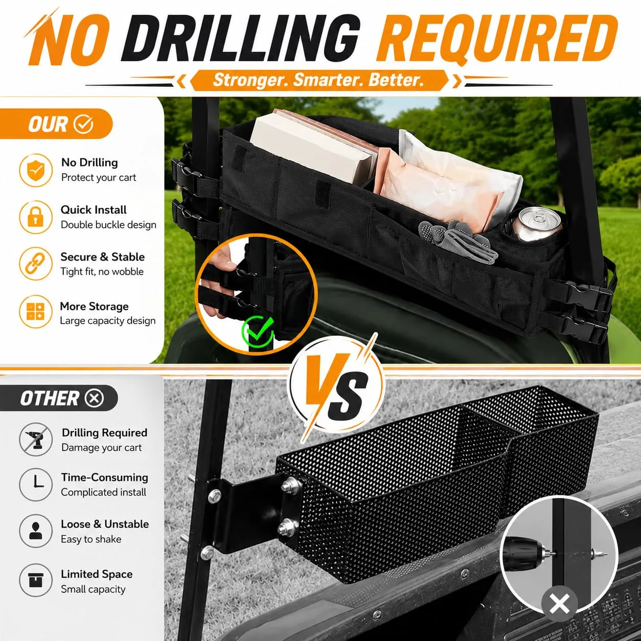 MWKHZIL Storage Organizer for Denago Rover 2 Passenger image 3