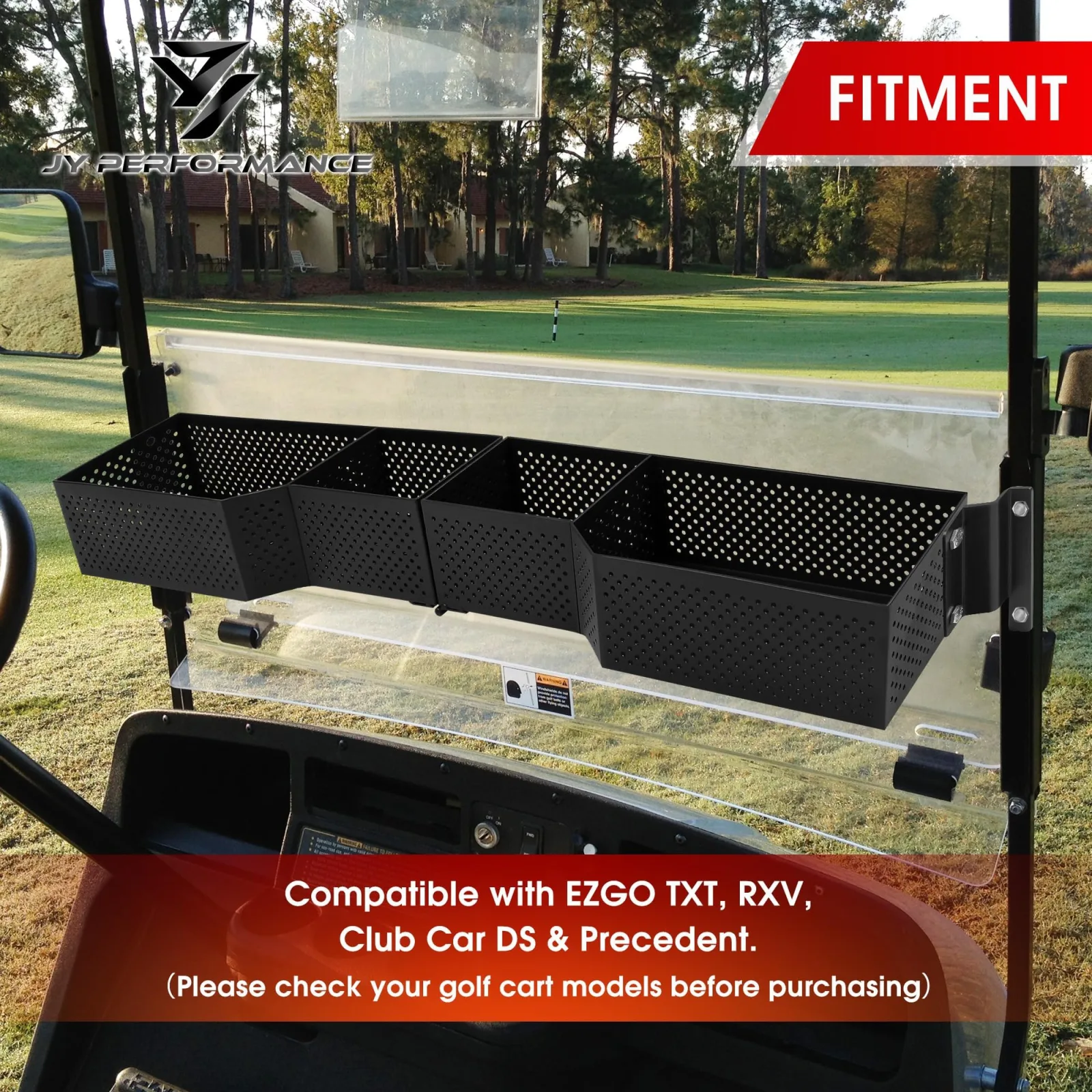 JY PERFORMANCE DAC944 Golf Cart Front Inner Basket image 3
