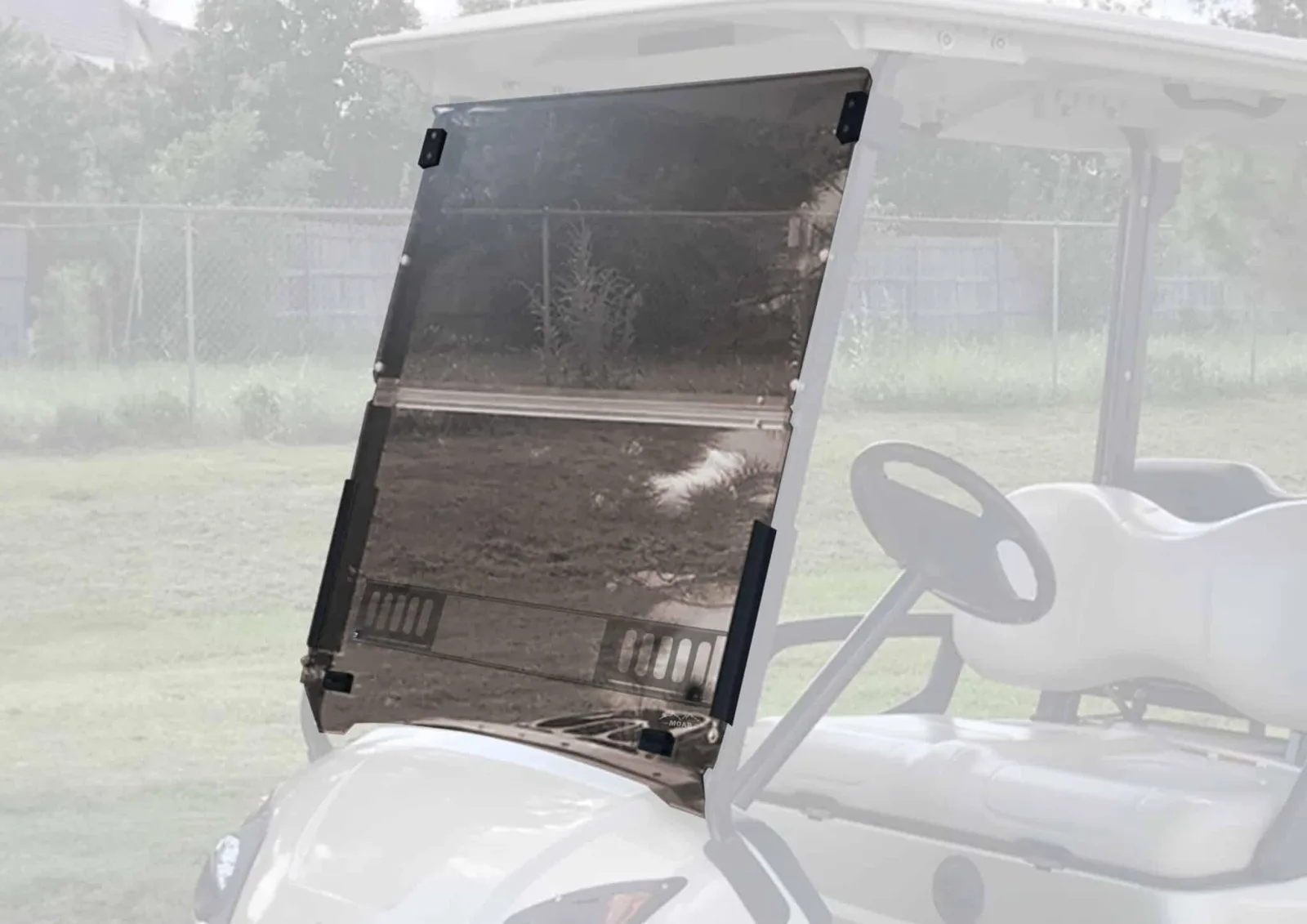 ACED Parts Tinted Foldable Windshield for Yamaha G29