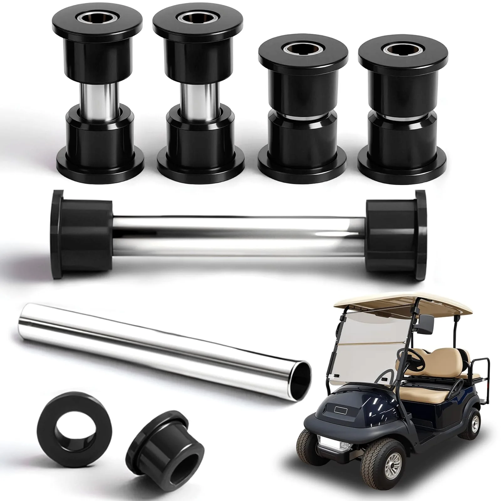LEAPGOMAX Club Car Front Bushing and Sleeve Kit