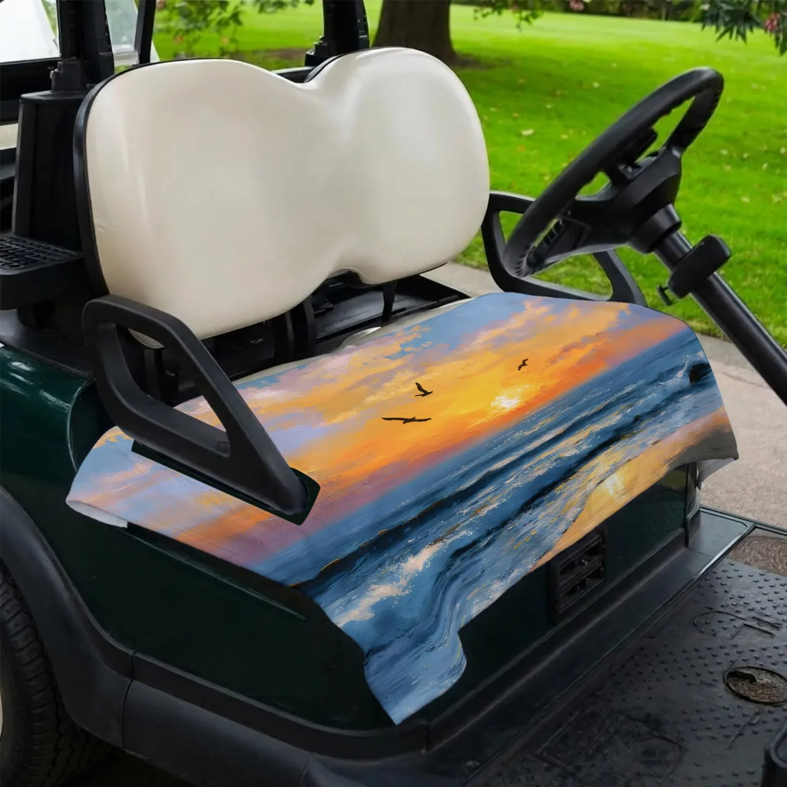 Trosturdspn Golf Cart Seat Towel Blanket 51 x 31 Inch