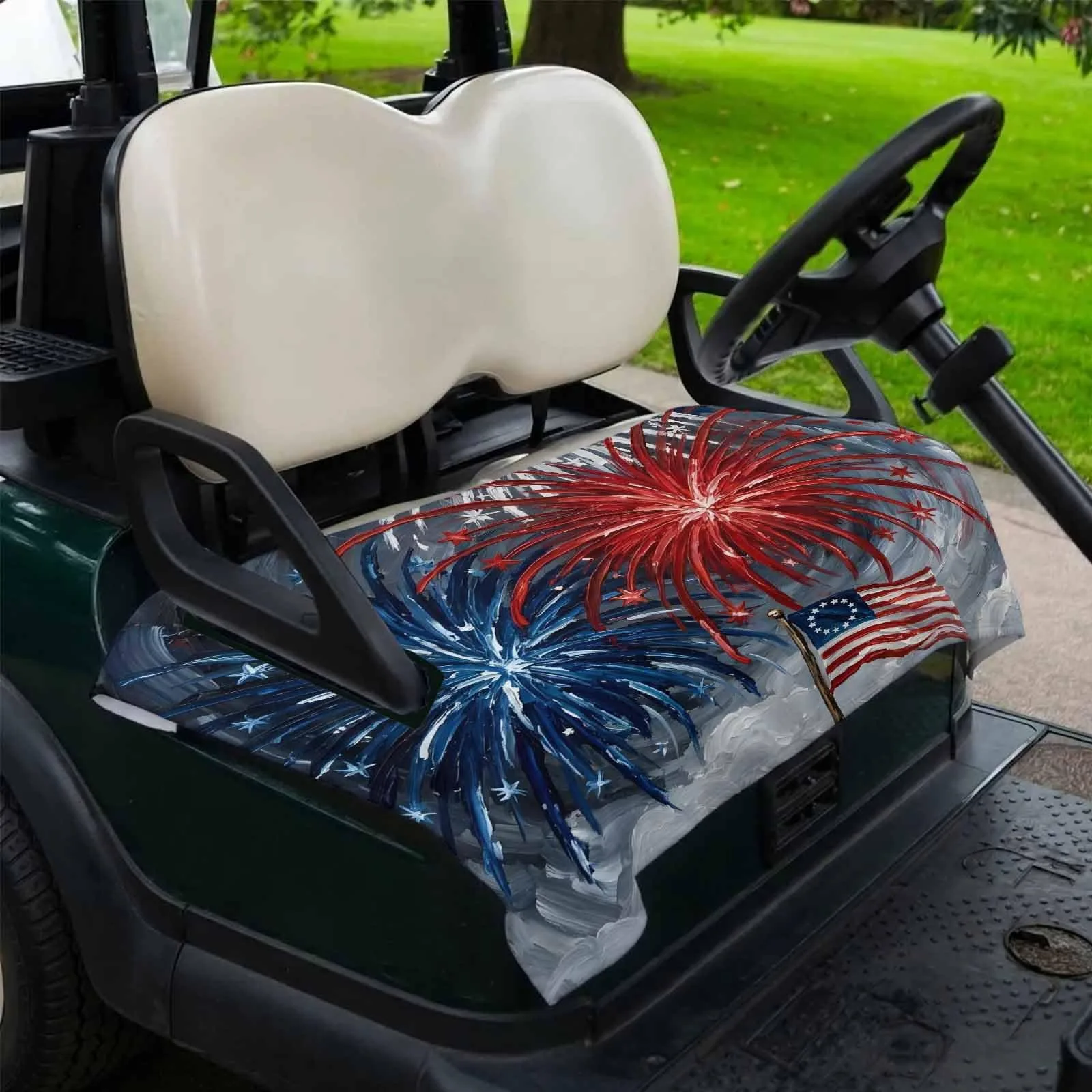 Trosturdspn Golf Cart Seat Towel Blanket, 51 x 31-Inch